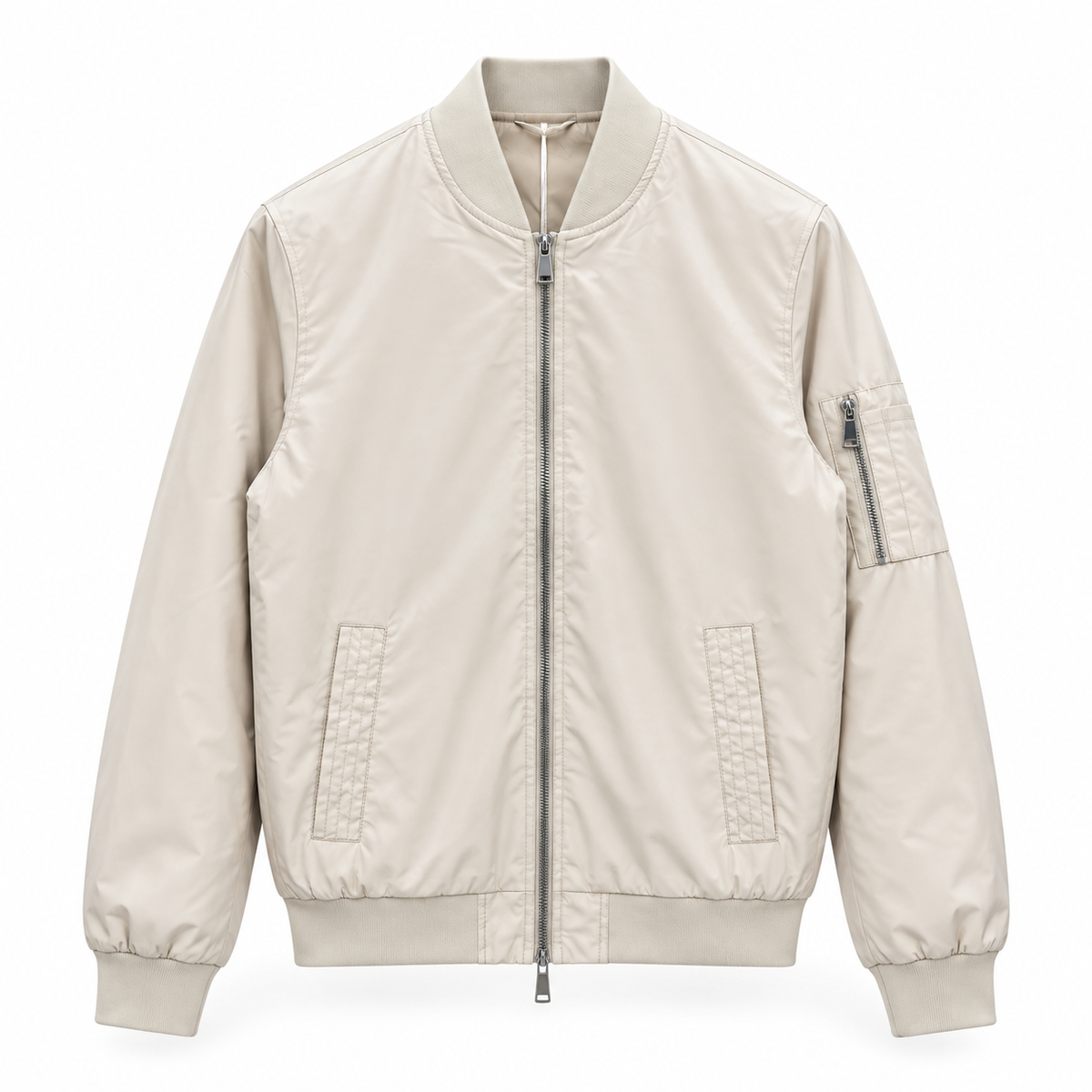 BOMBER LEGGERO BEIGE