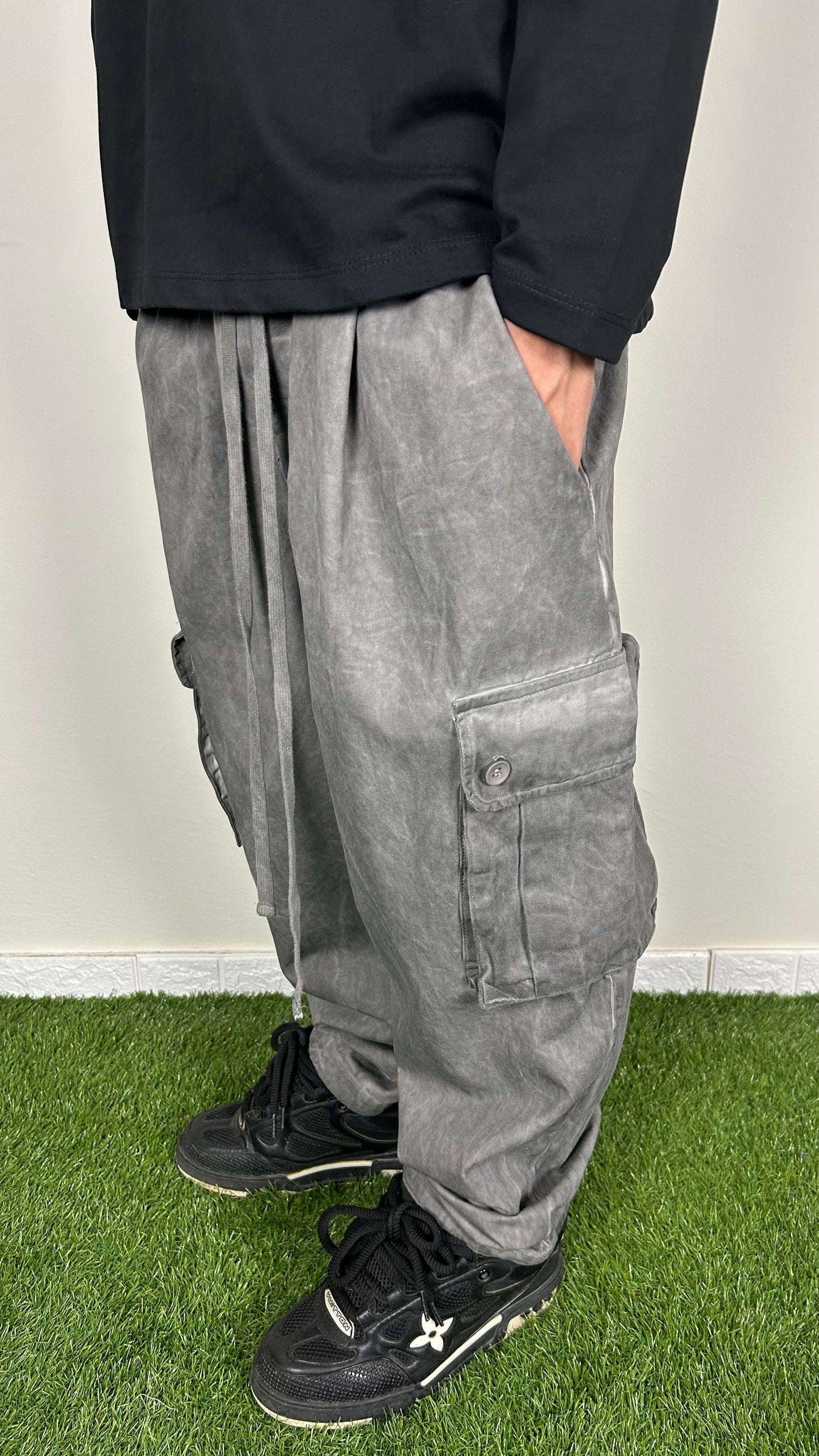 PANTALONE CARGO SARTORIALE SLAVATO - tocastore