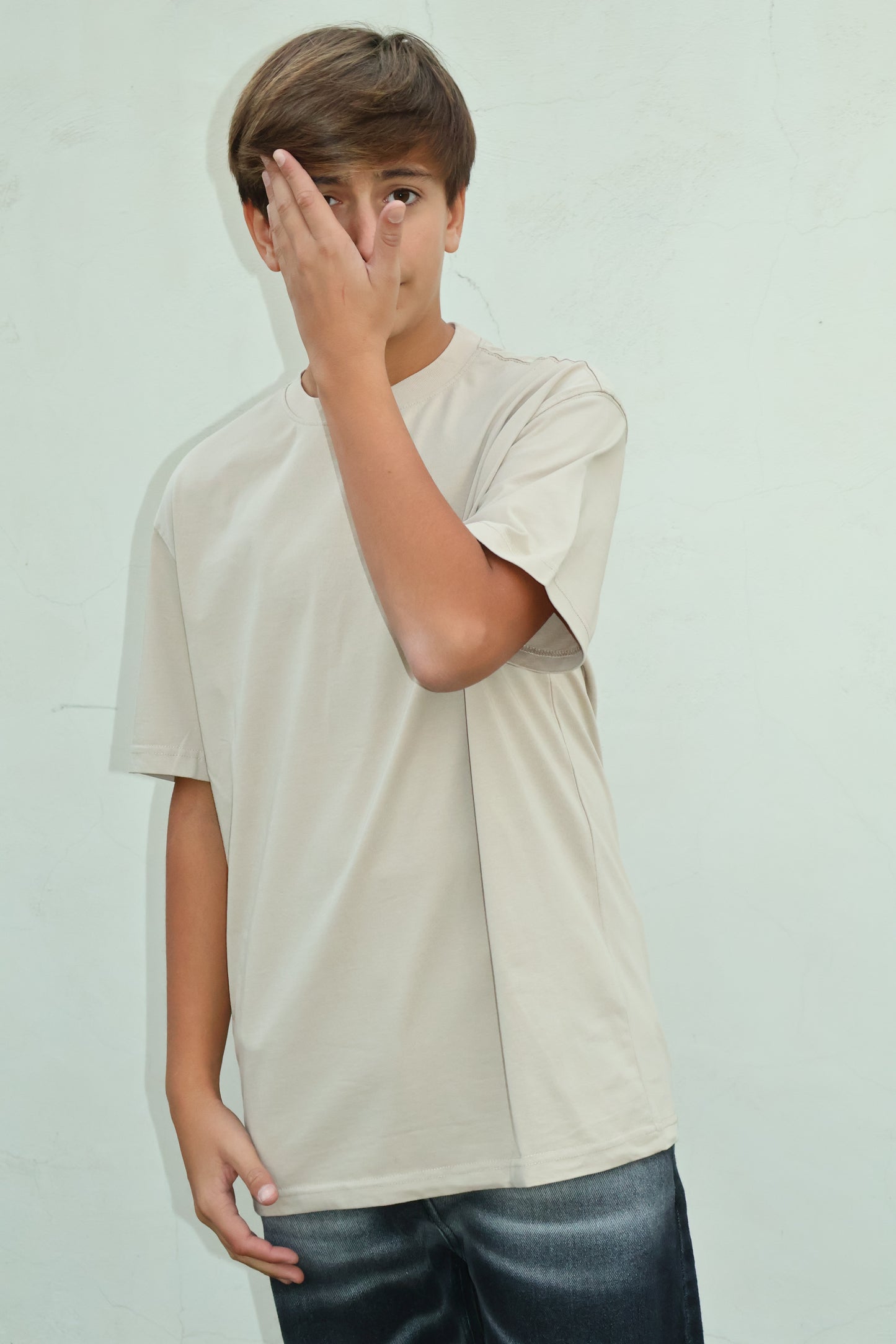 T-SHIRT BASIC 404034G BEIGE