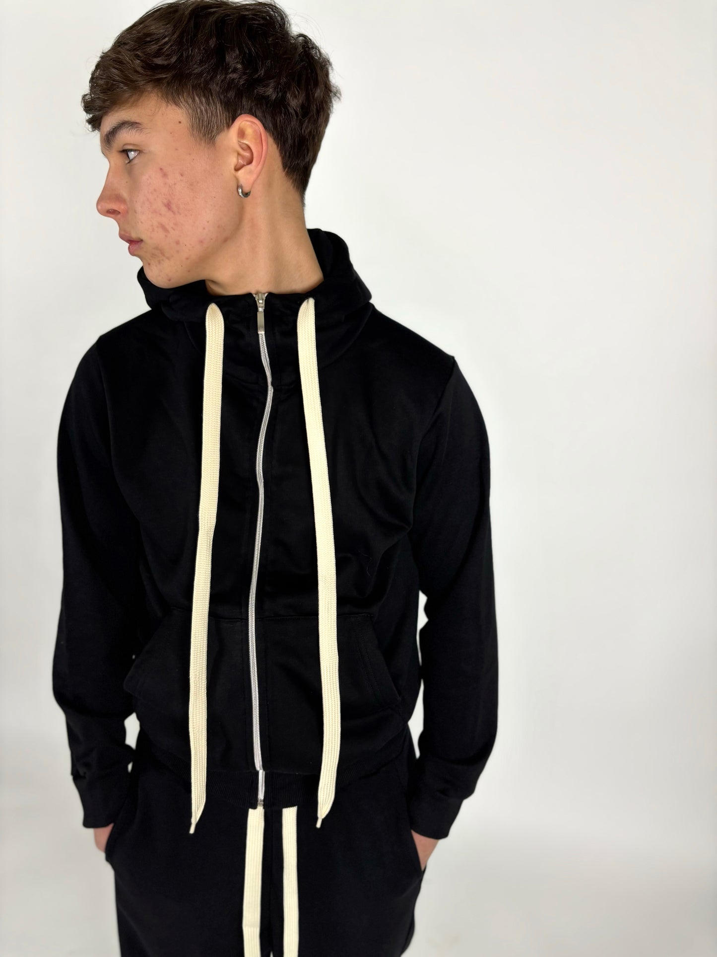 FELPA ZIP LACCIO - tocastore