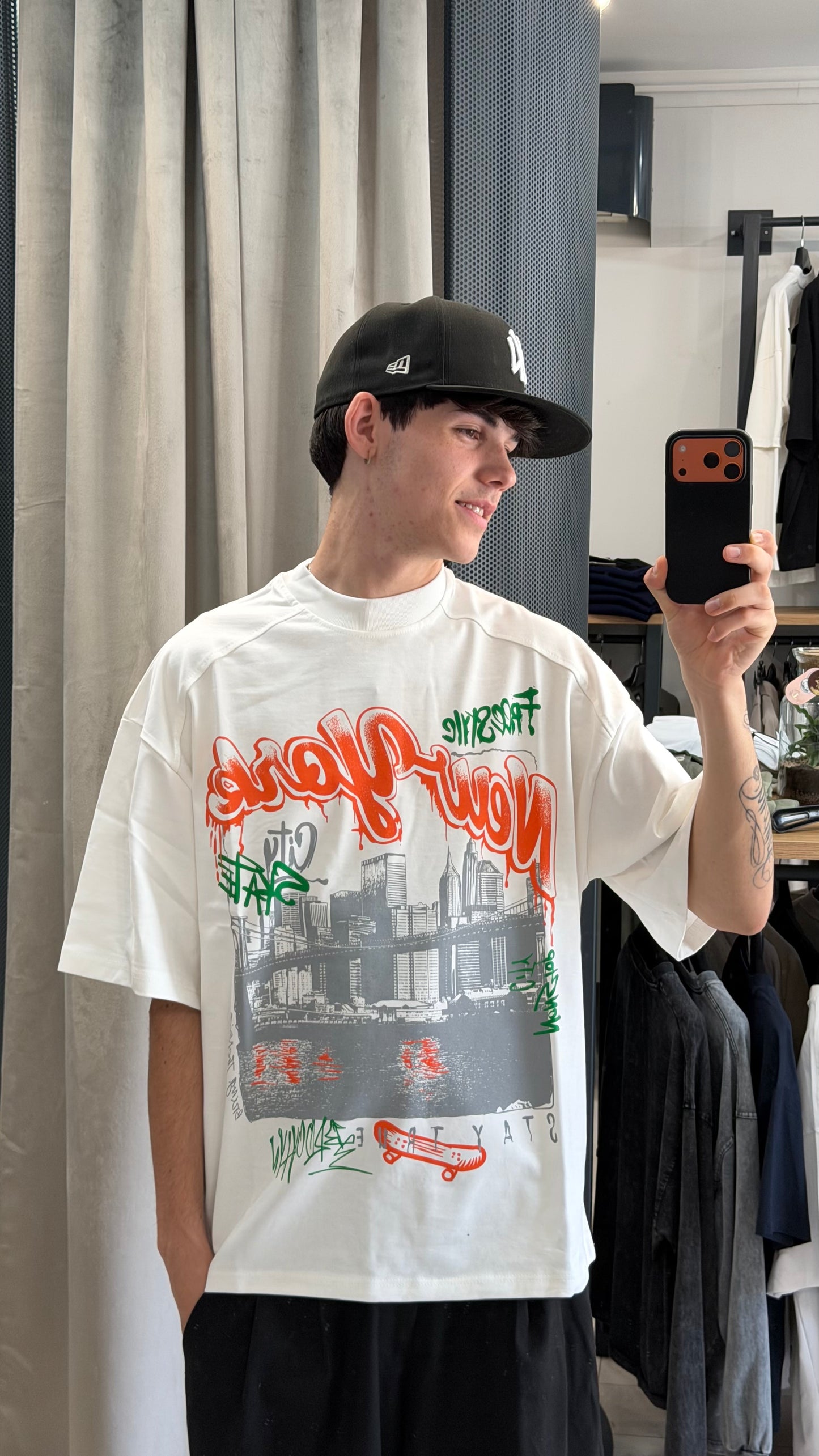 T-SHIRT SKATE WHITE