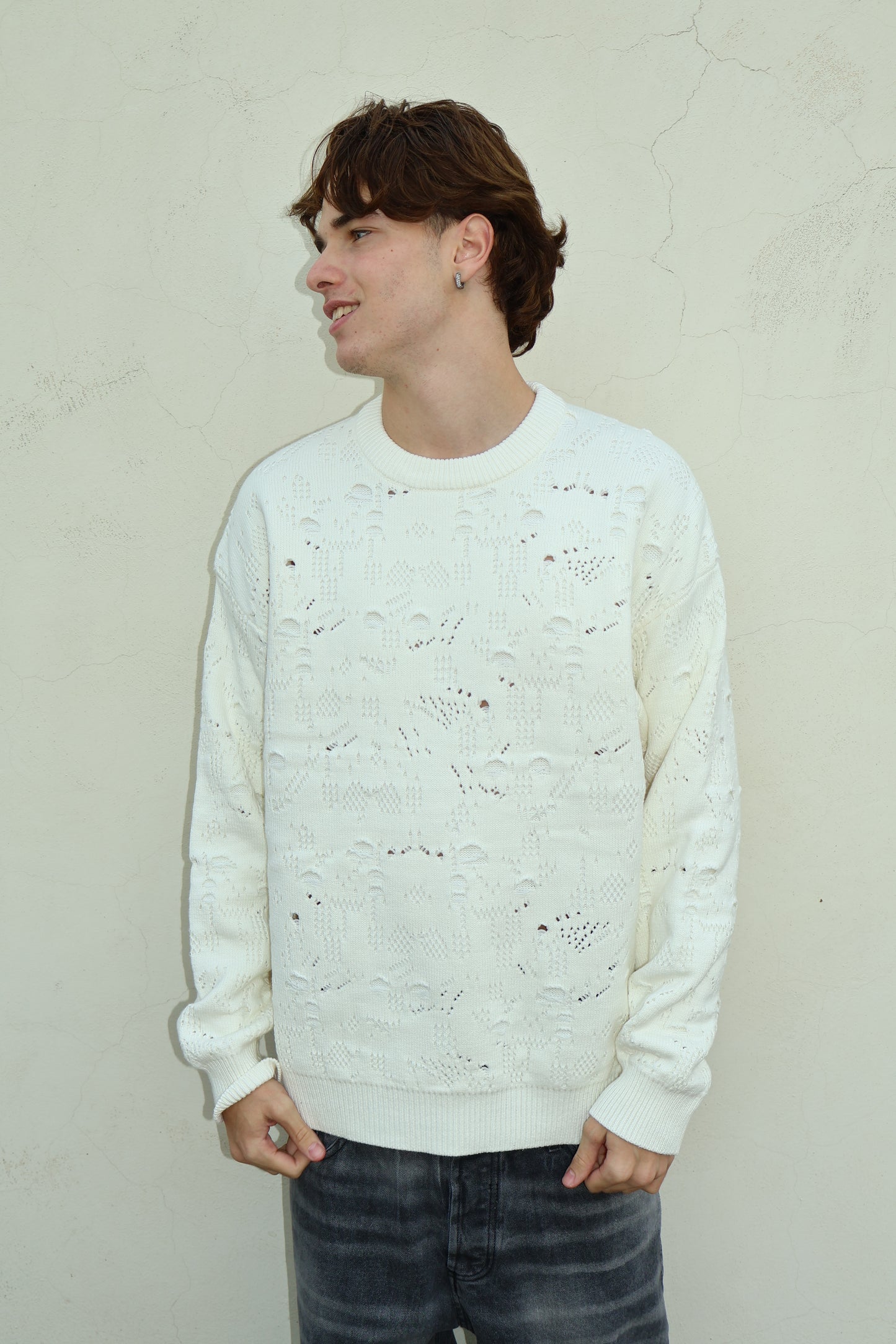 MAGLIA W86142 RICE WHITE