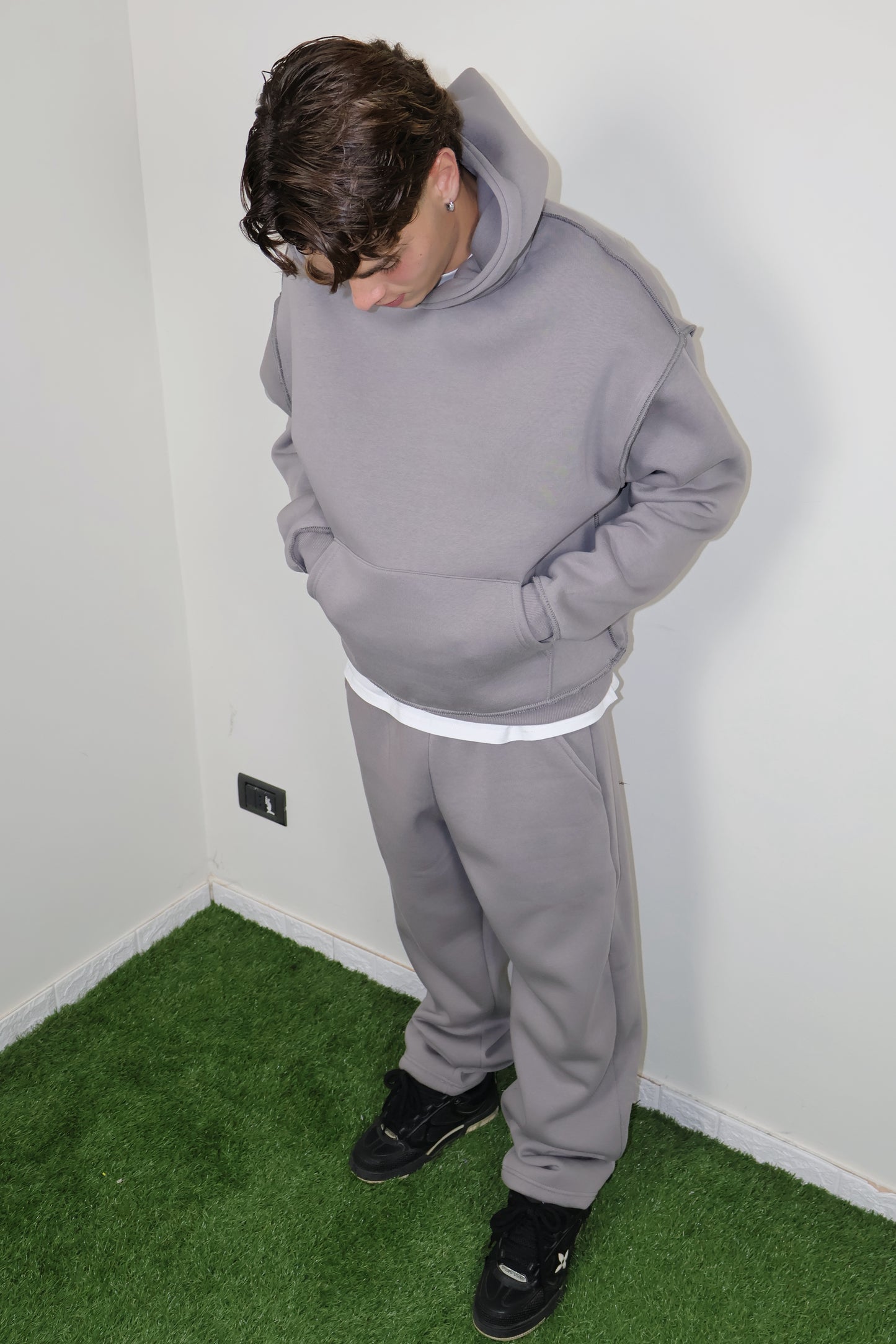 SWEATSUIT REVERSE PIOMBO