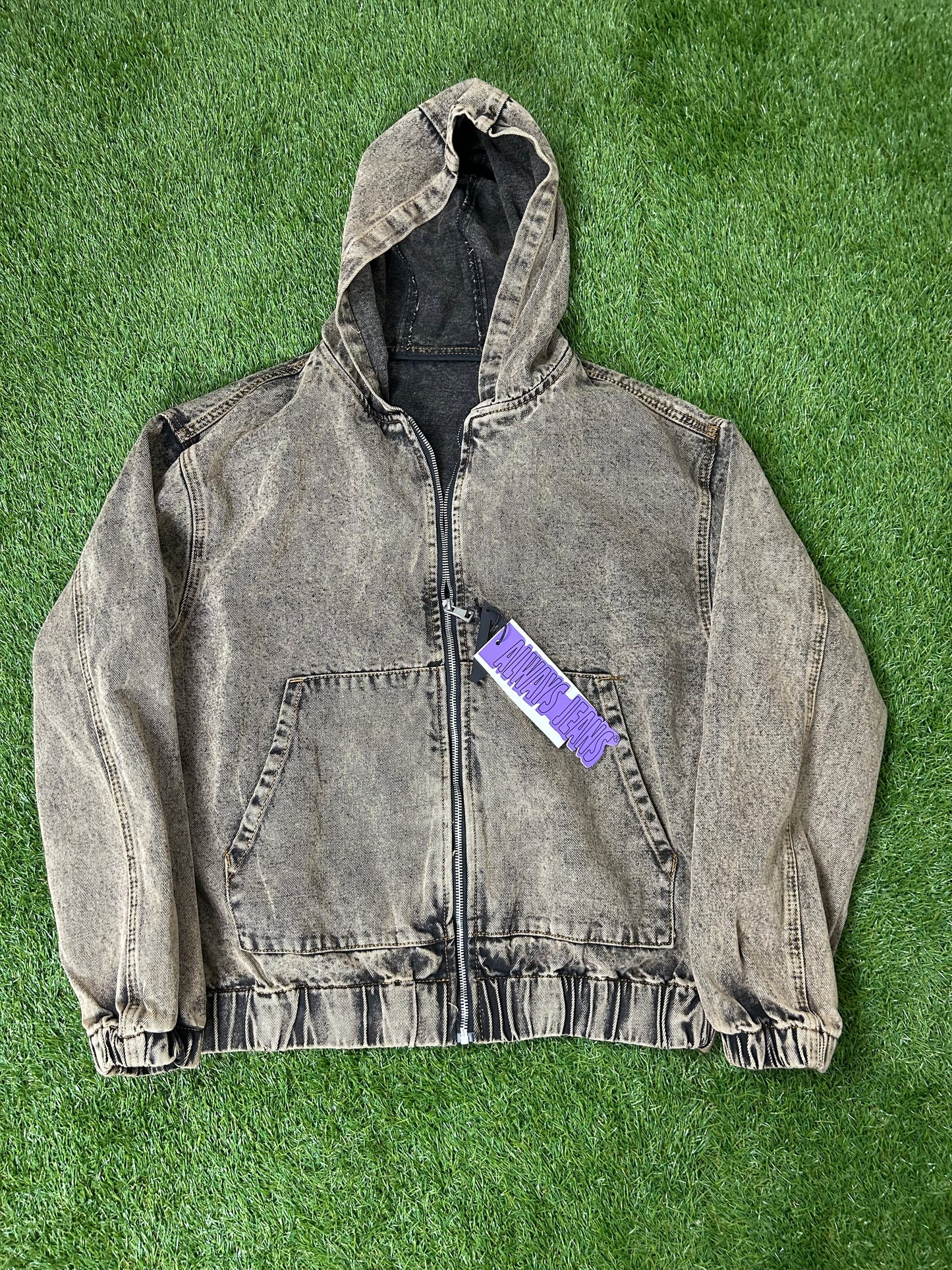 GIACCA JEANS LAVAGGIO SABBIATO - tocastore