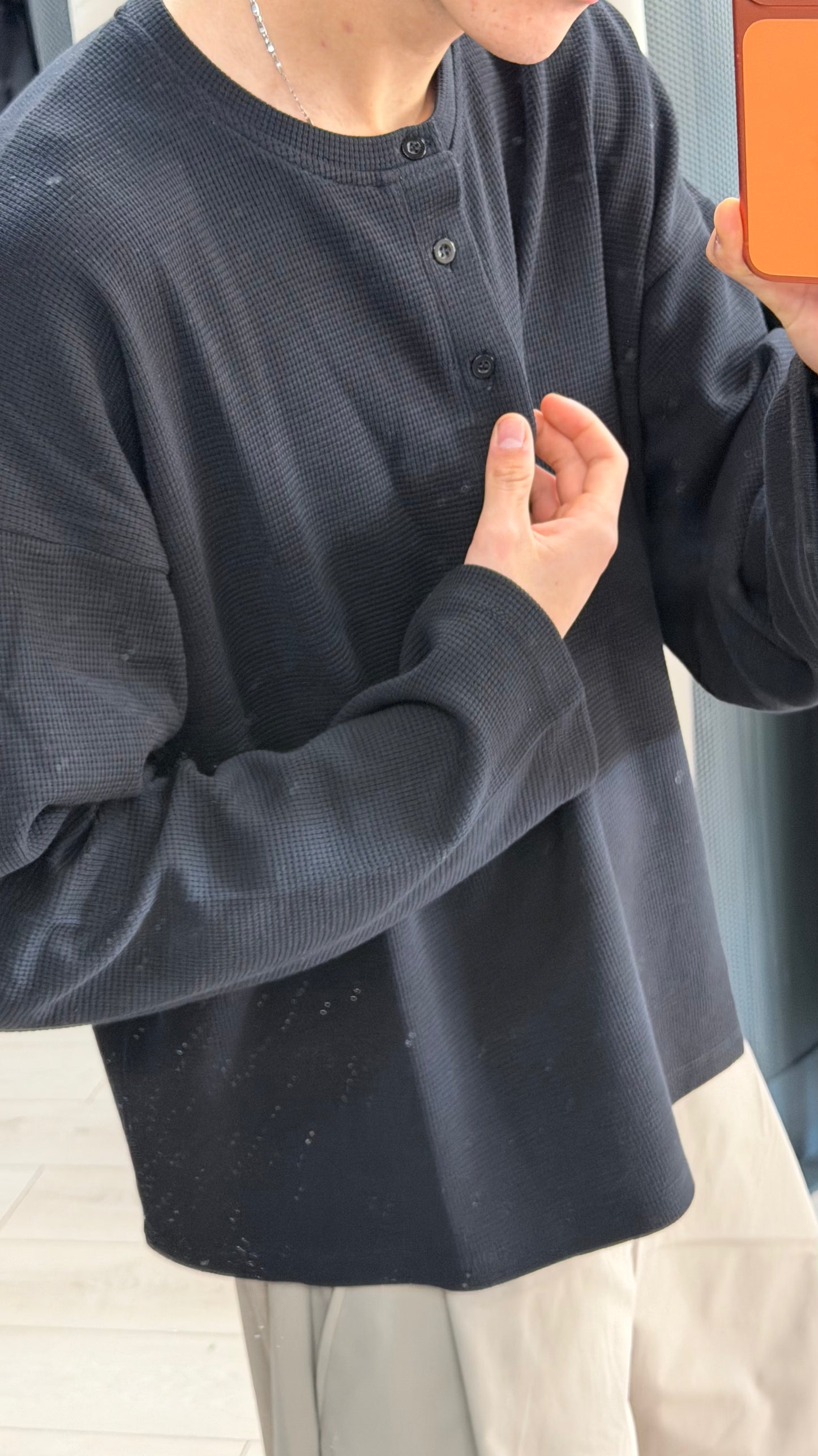 LONGSLEEVE "SERAFINO" WAFFLE (2 Colori)