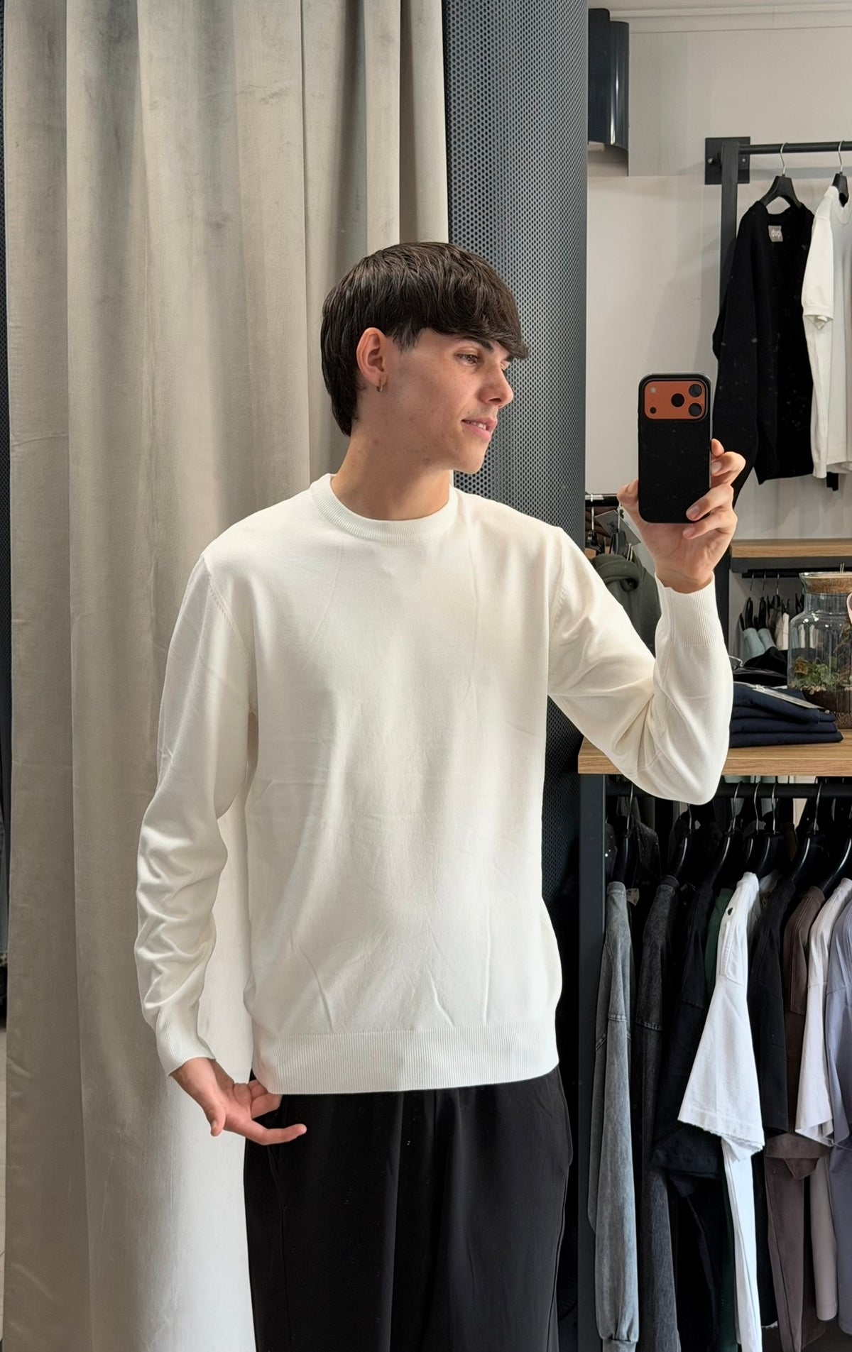 MAGLIA ST. MORITZ BIANCO