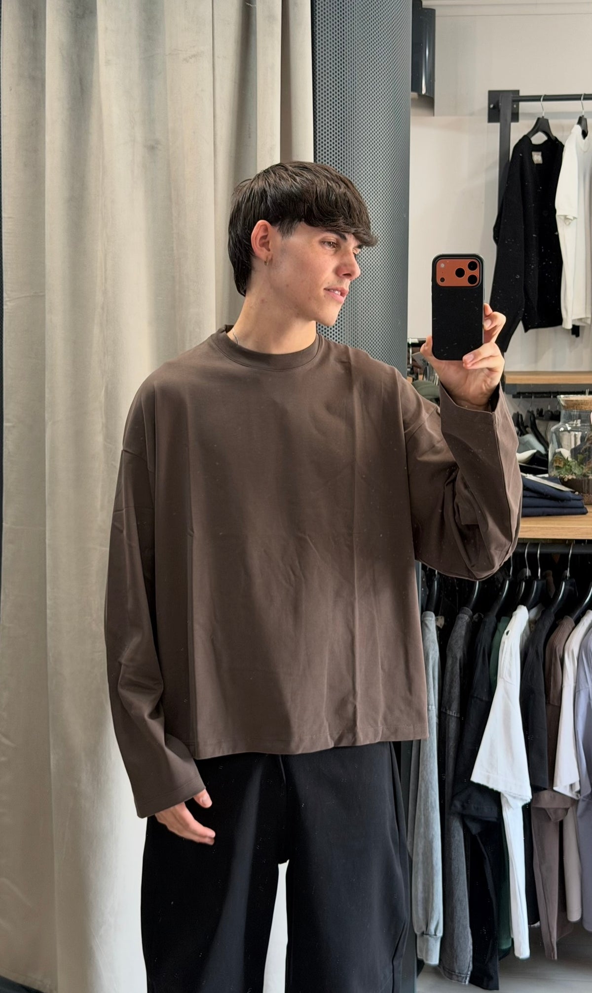 LONGSLEEVE CROP FIT MORO