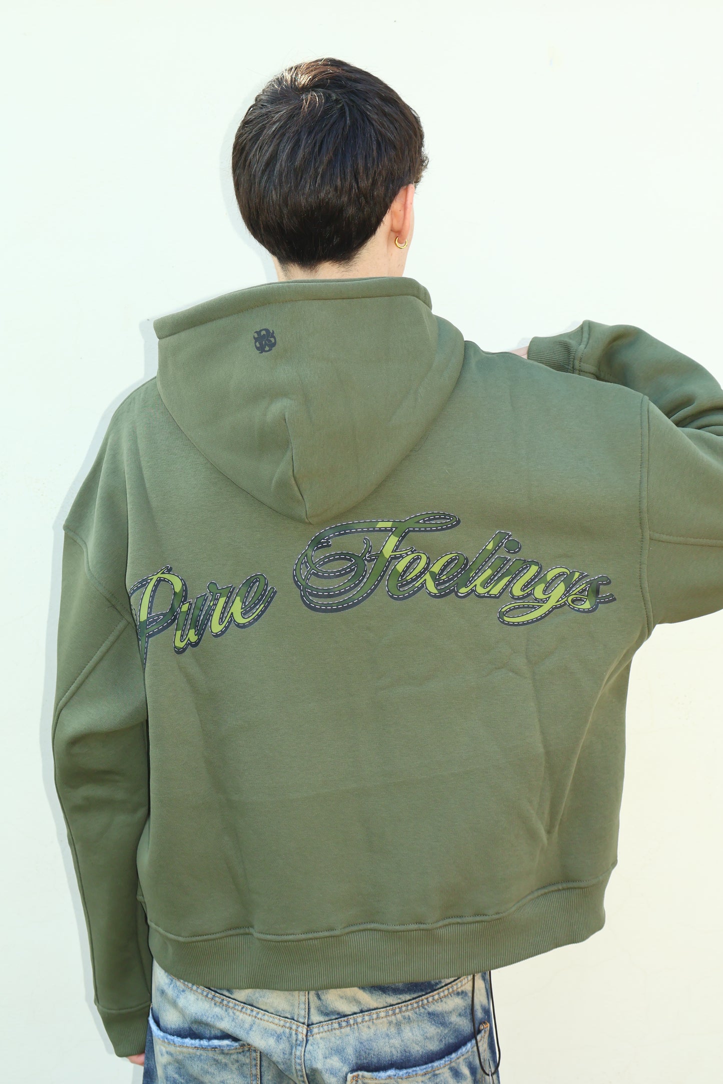 BUTISH HOODIE PURE FEELINGS GREEN