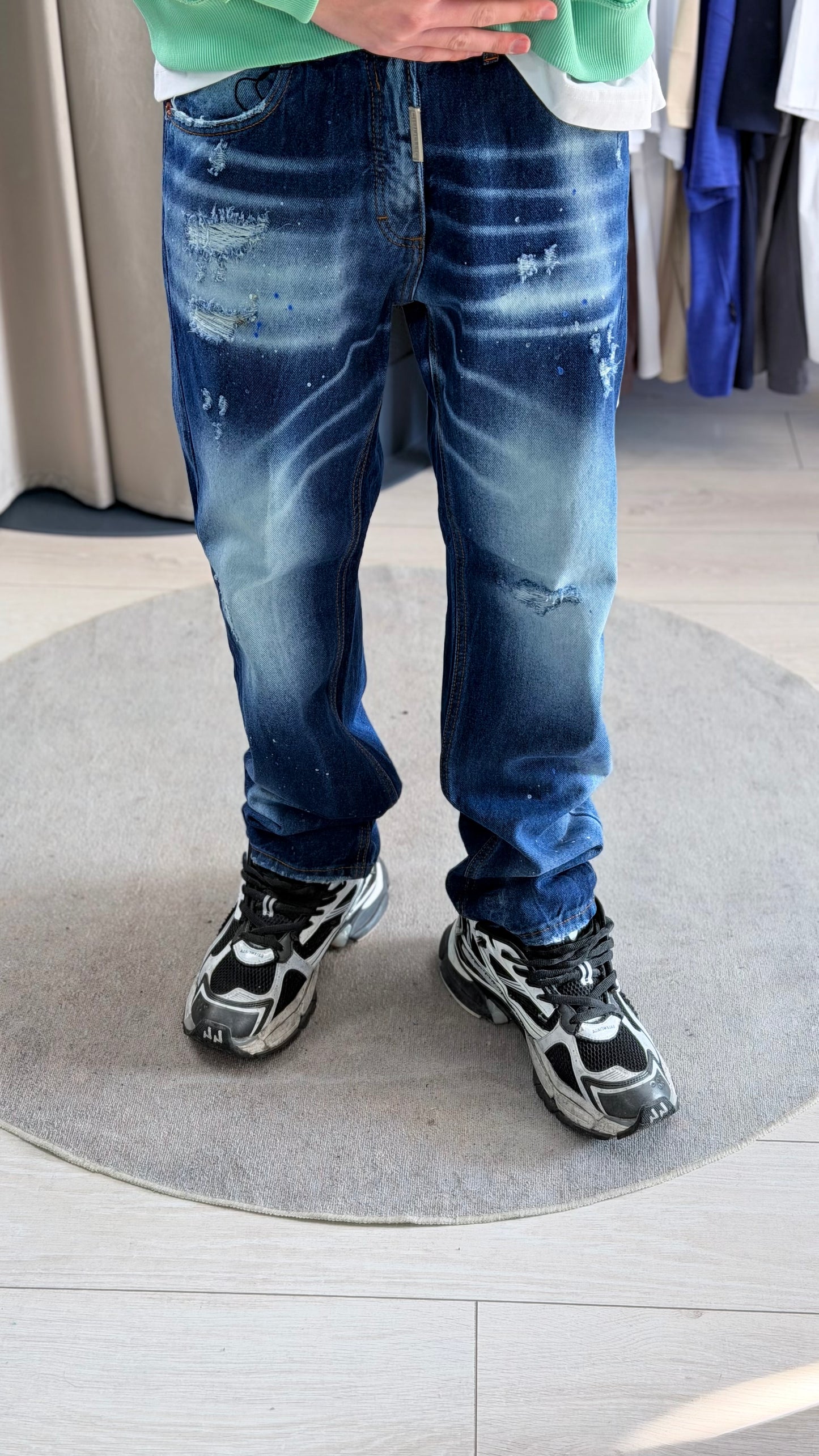 JEANS STRAIGHT - FIT KANVAS