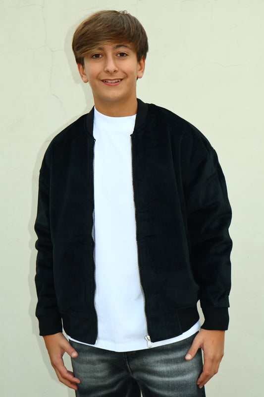 JACKET ZIP 606029G NERO