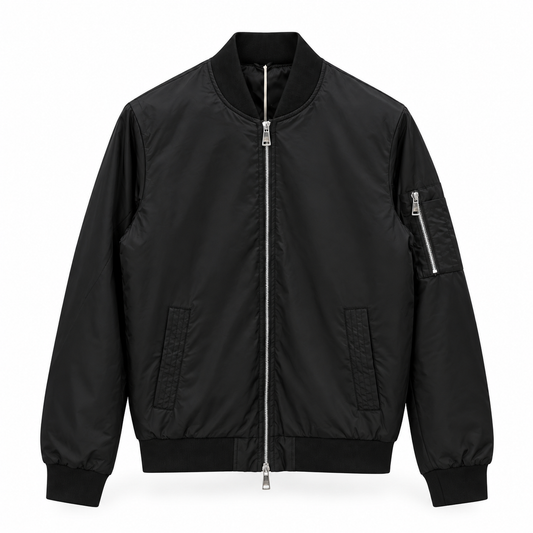 BOMBER LEGGERO NERO