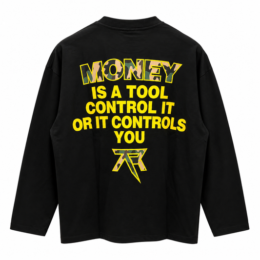 LONGSLEEVE "MONEY" NERO