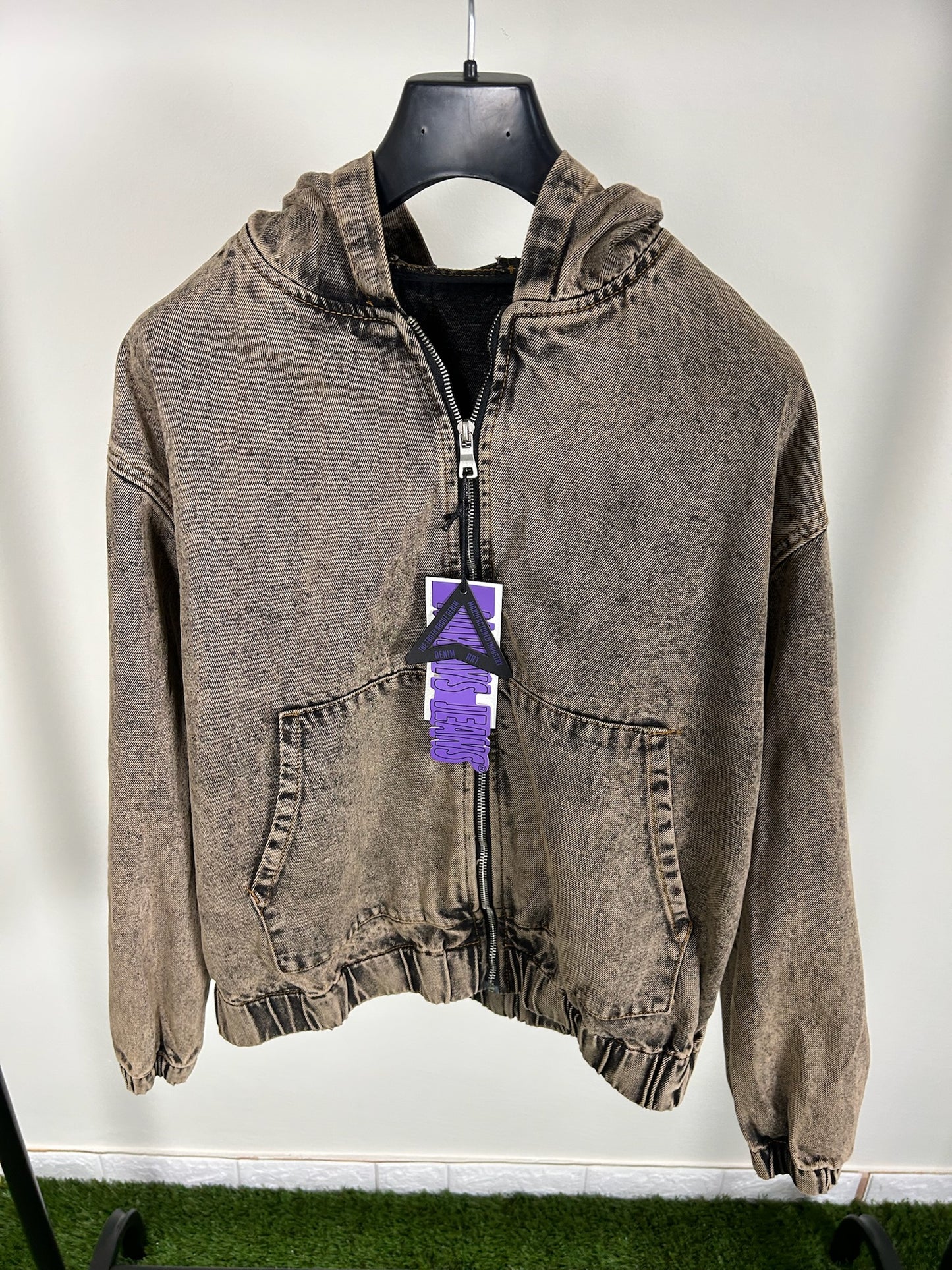 GIACCA JEANS LAVAGGIO SABBIATO - tocastore