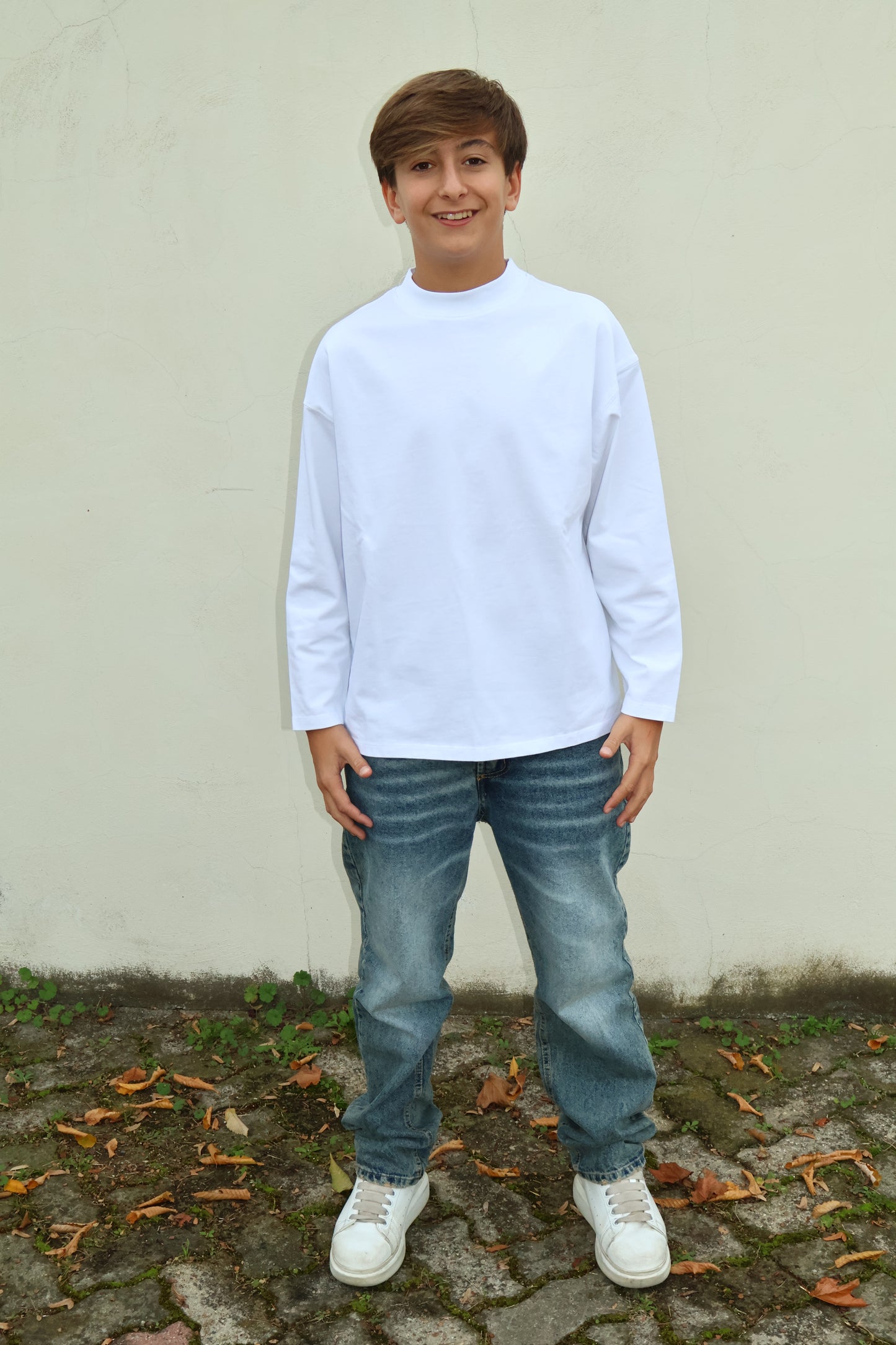 LONGSLEEVE 606046G BIANCO