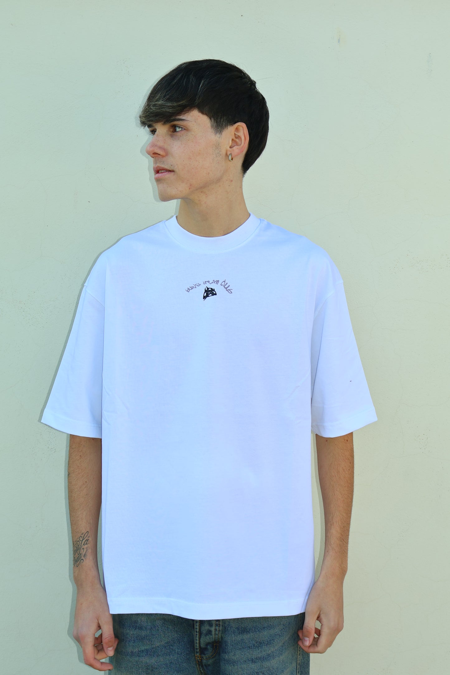 BUTISH T-SHIRT MIRRORS WHITE