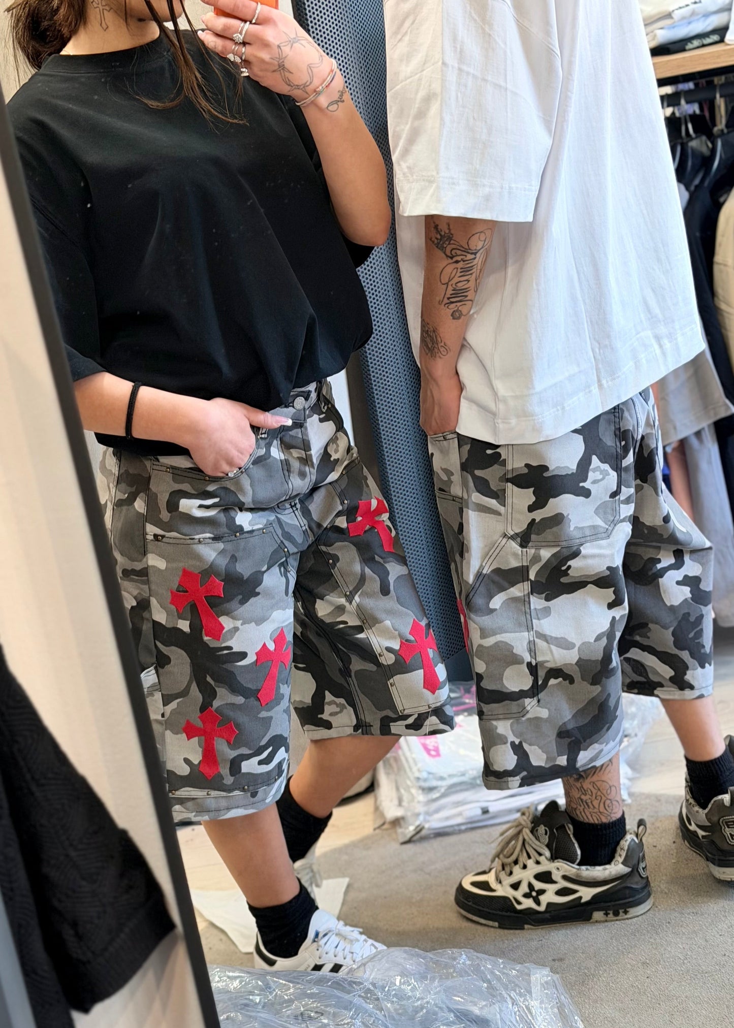 BERMUDA BAGGY CAMO CROSS