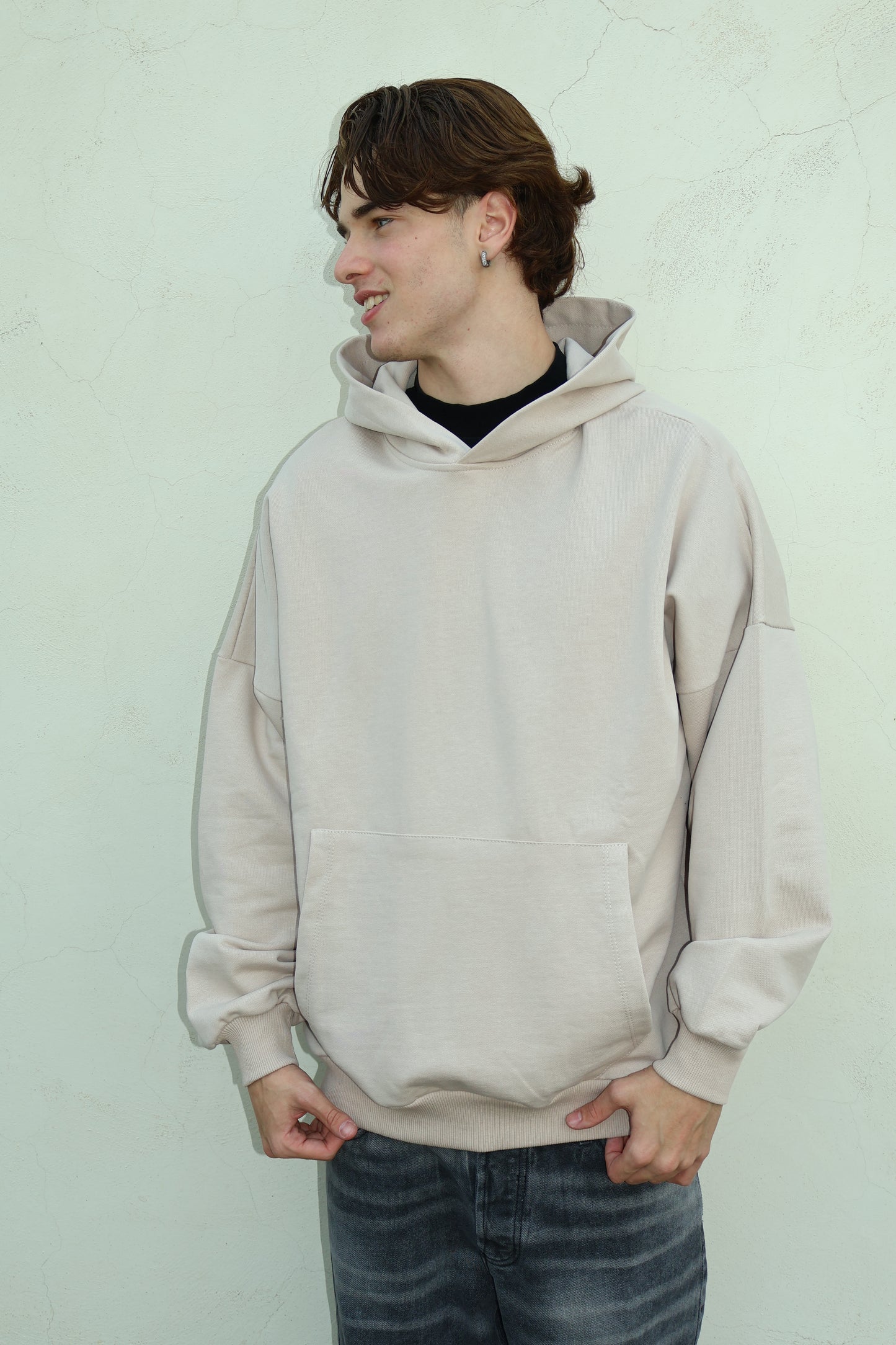 FELPA OVER PREMIUM DU018300 BEIGE