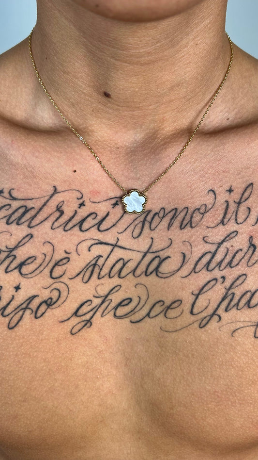 COLLANA VAN BIANCA MARMO