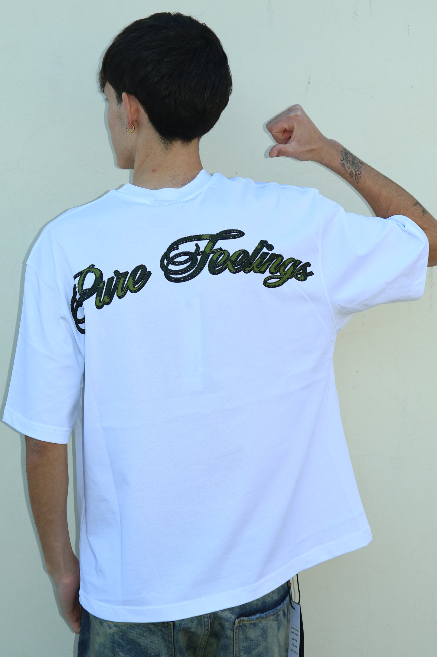 BUTISH T-SHIRT PURE FEELINGS WHITE