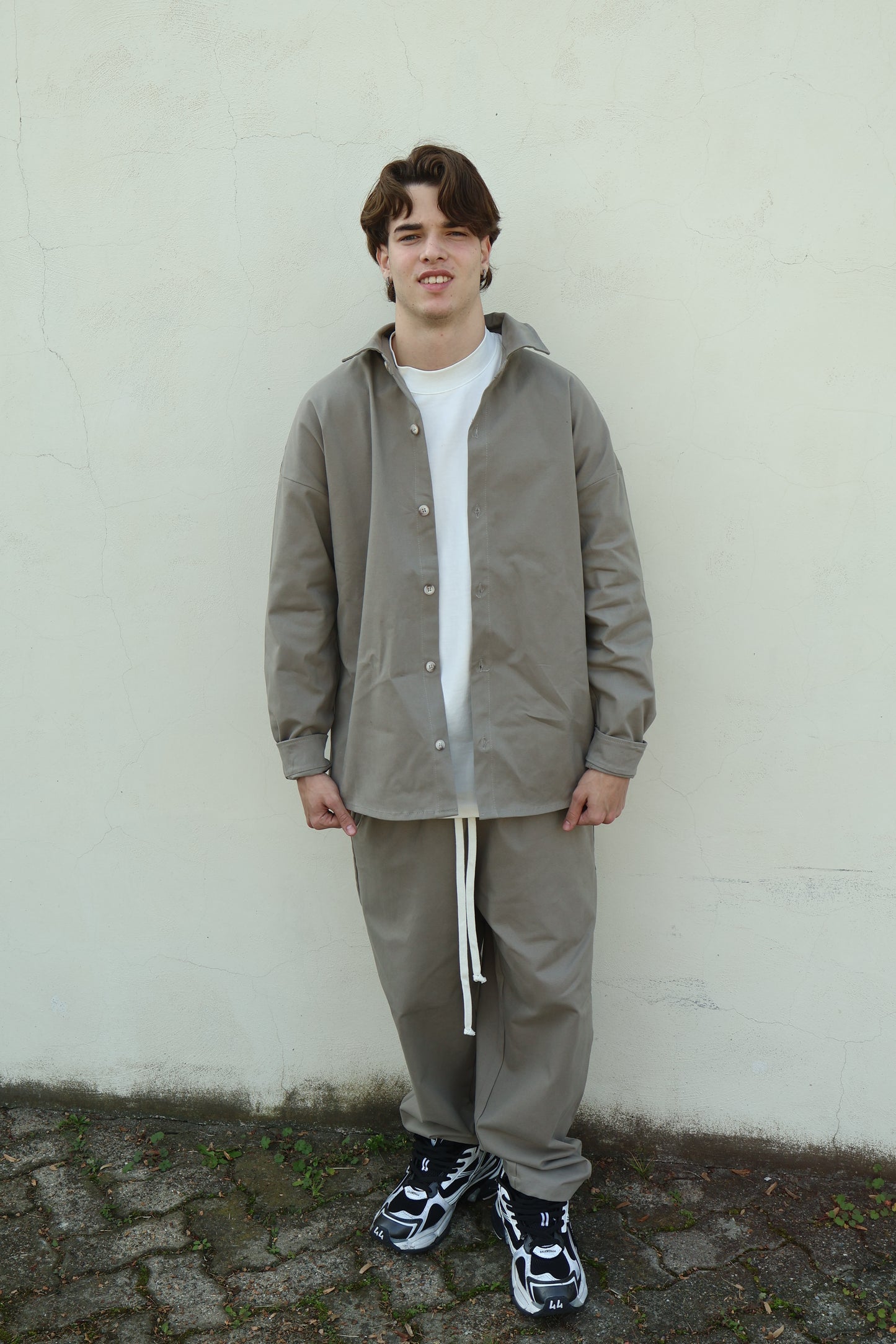 CAMICIONE DU018103 BEIGE SCURO