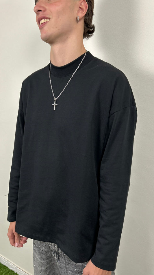 LONG-SLEEVE T-SHIRT NERA - tocastore