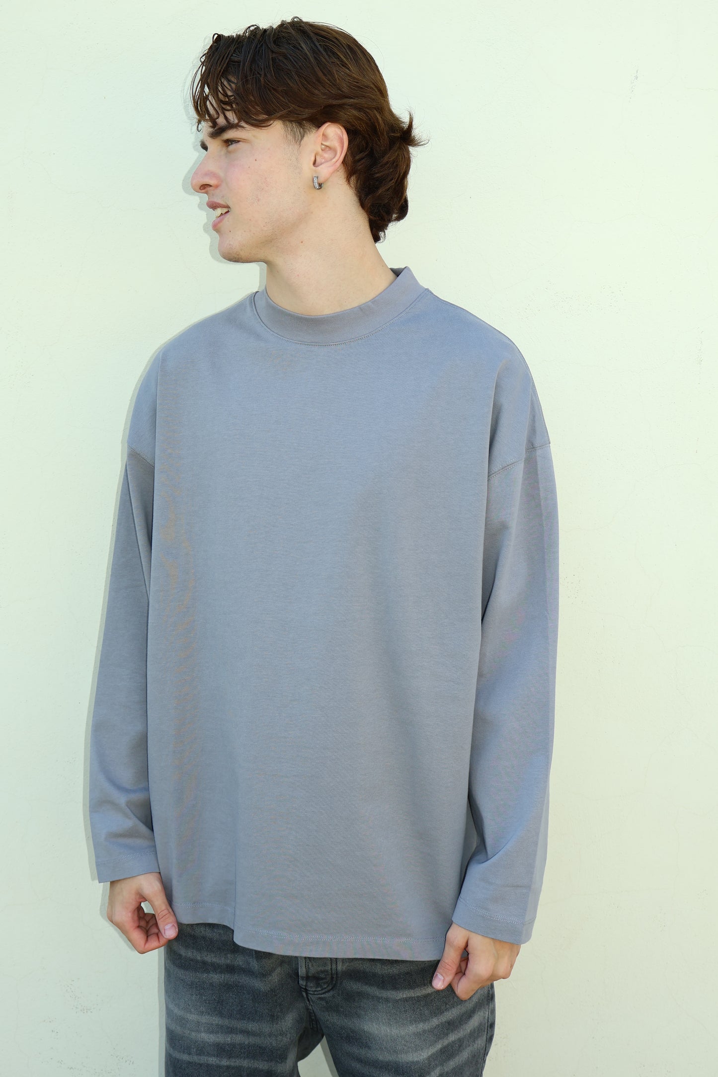 LONGSLEEVE GRIGIO CHIARO 808046G