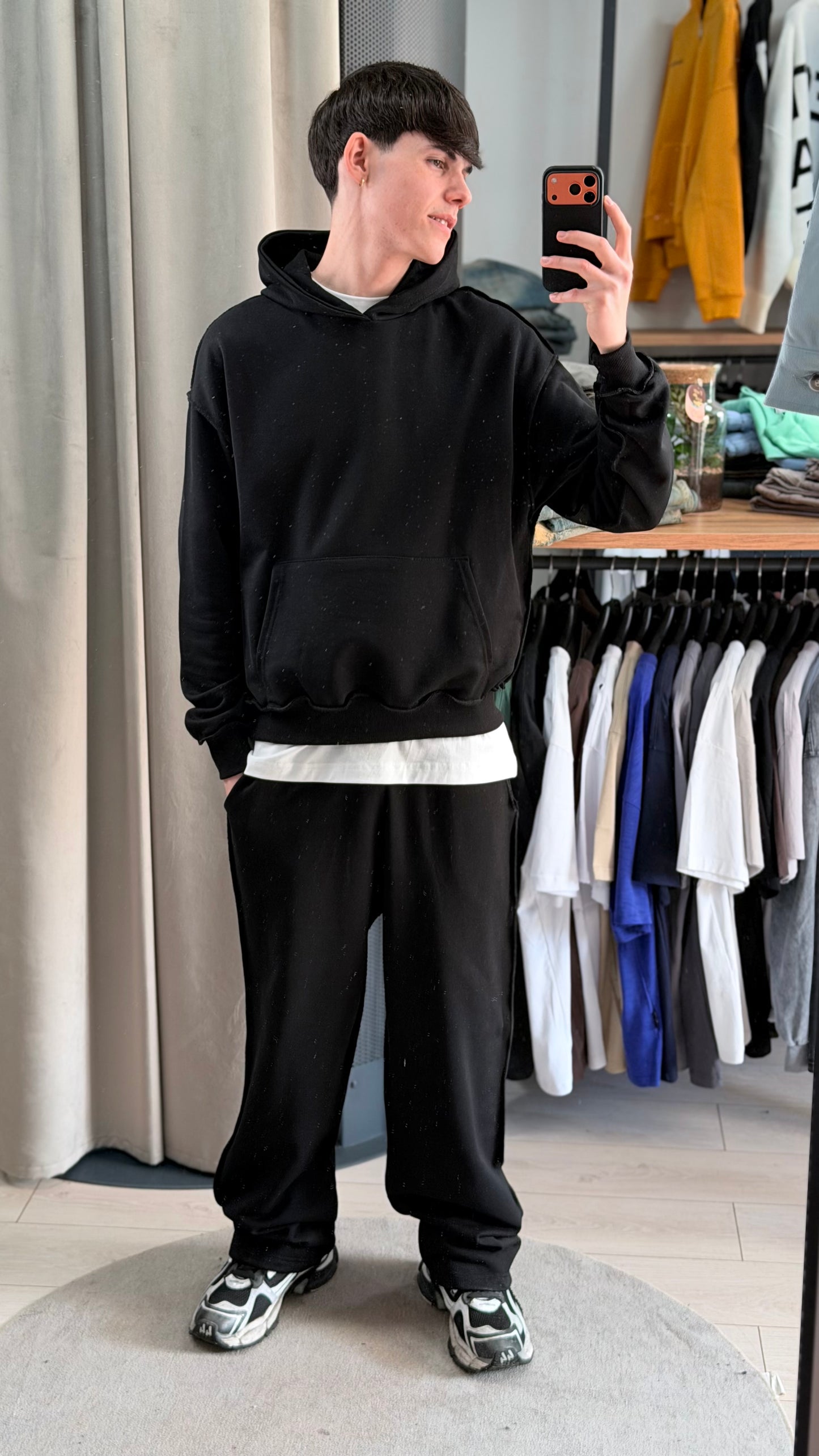 SWEATSUIT SPRING REVERSE - BLACK