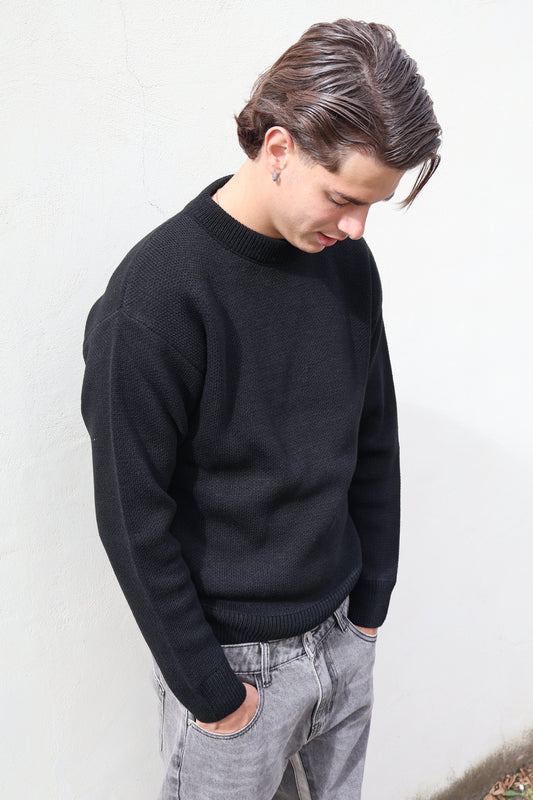 MAGLIONCINO LINEA PURA-NERO