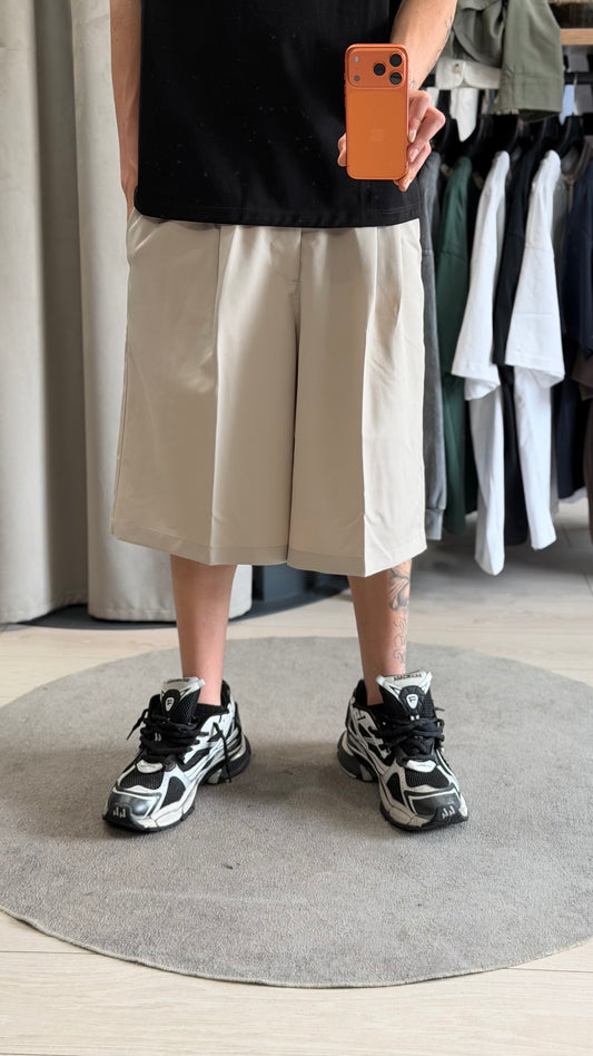 PANTALONE TAILORED CORTO BEIGE