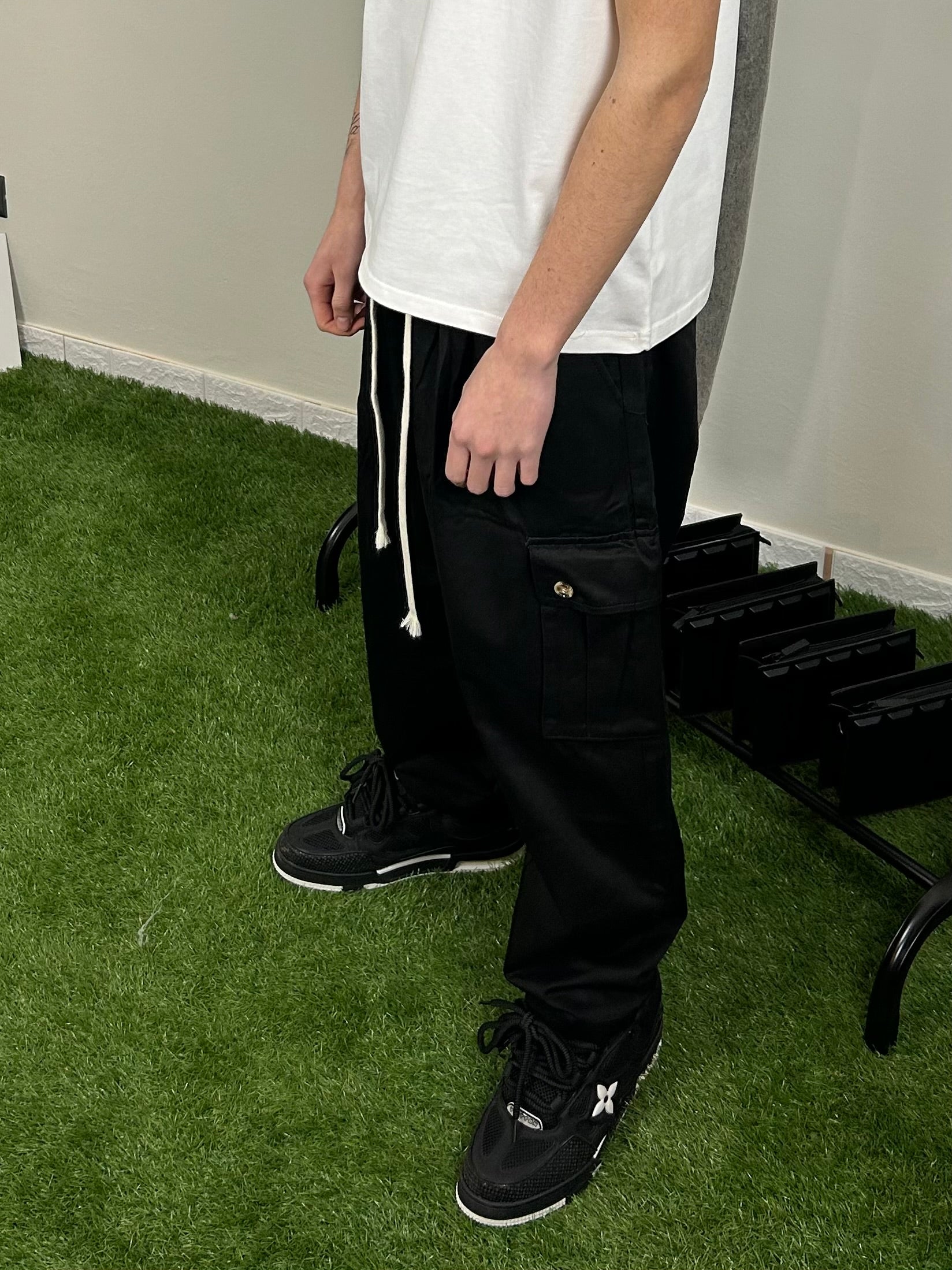 PANTALONE SARTORIALE NERO - tocastore