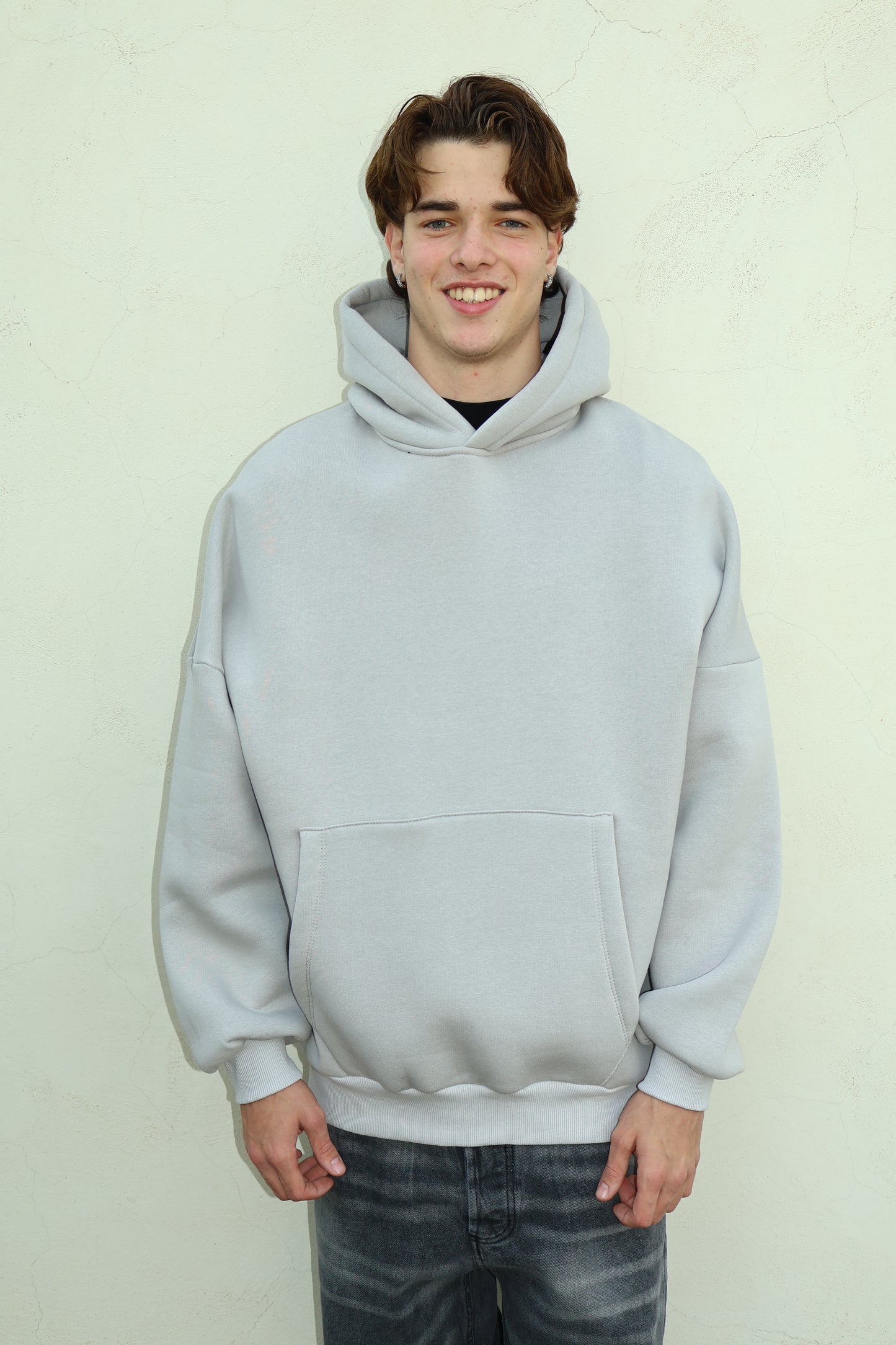 FELPA OVER DU0186005 GHIACCIO