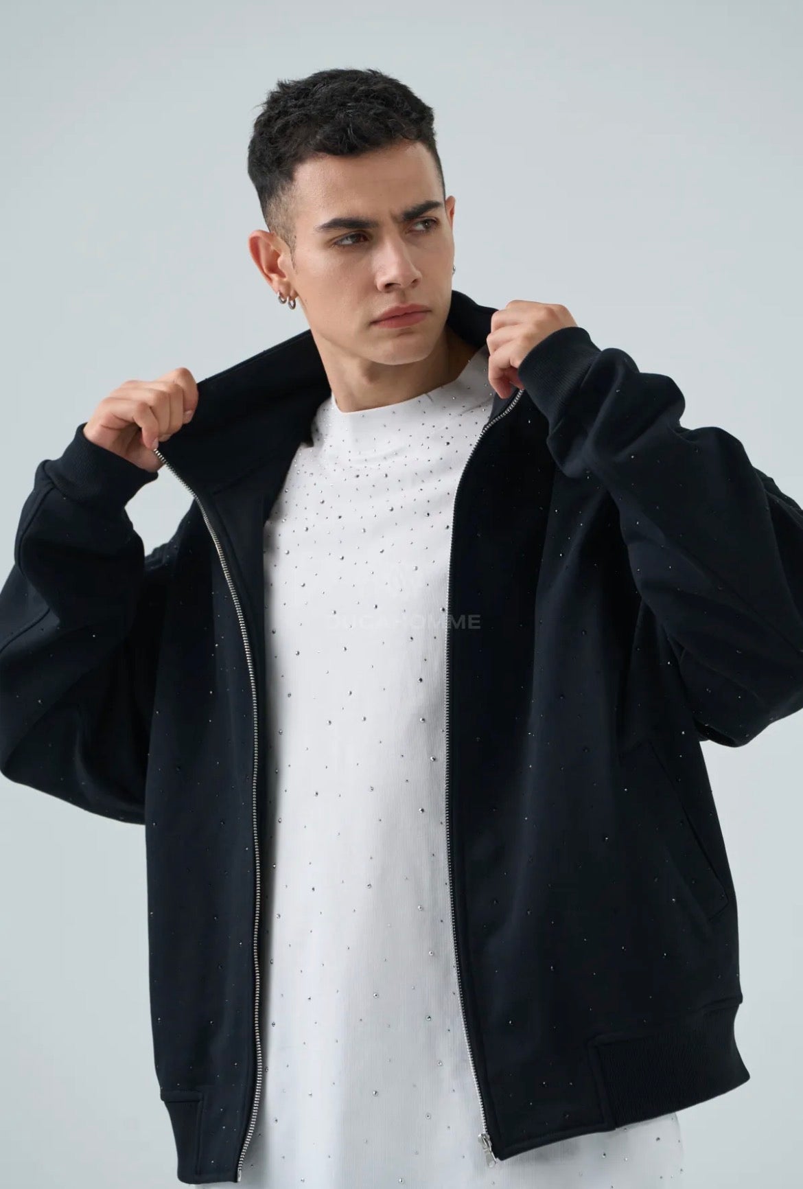 HOODIE ZIP BLACK DIAMOND LIMITED