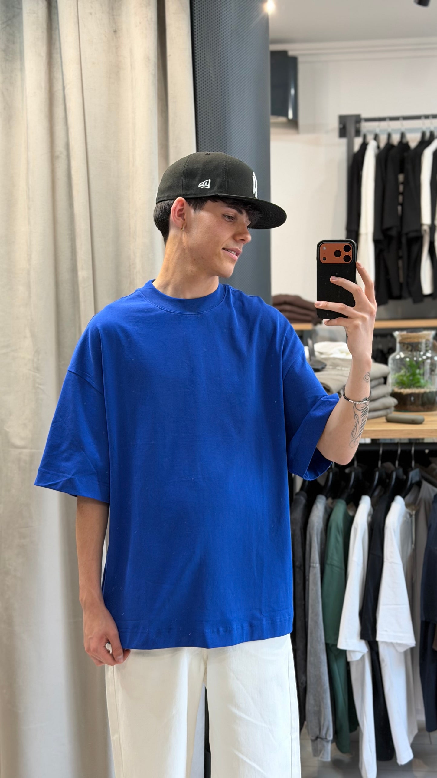T-SHIRT VIP OVERSIZE BLU ROYAL