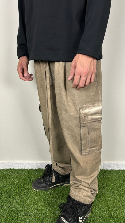PANTALONE SARTORIALE BEIGE SLAVATO - tocastore