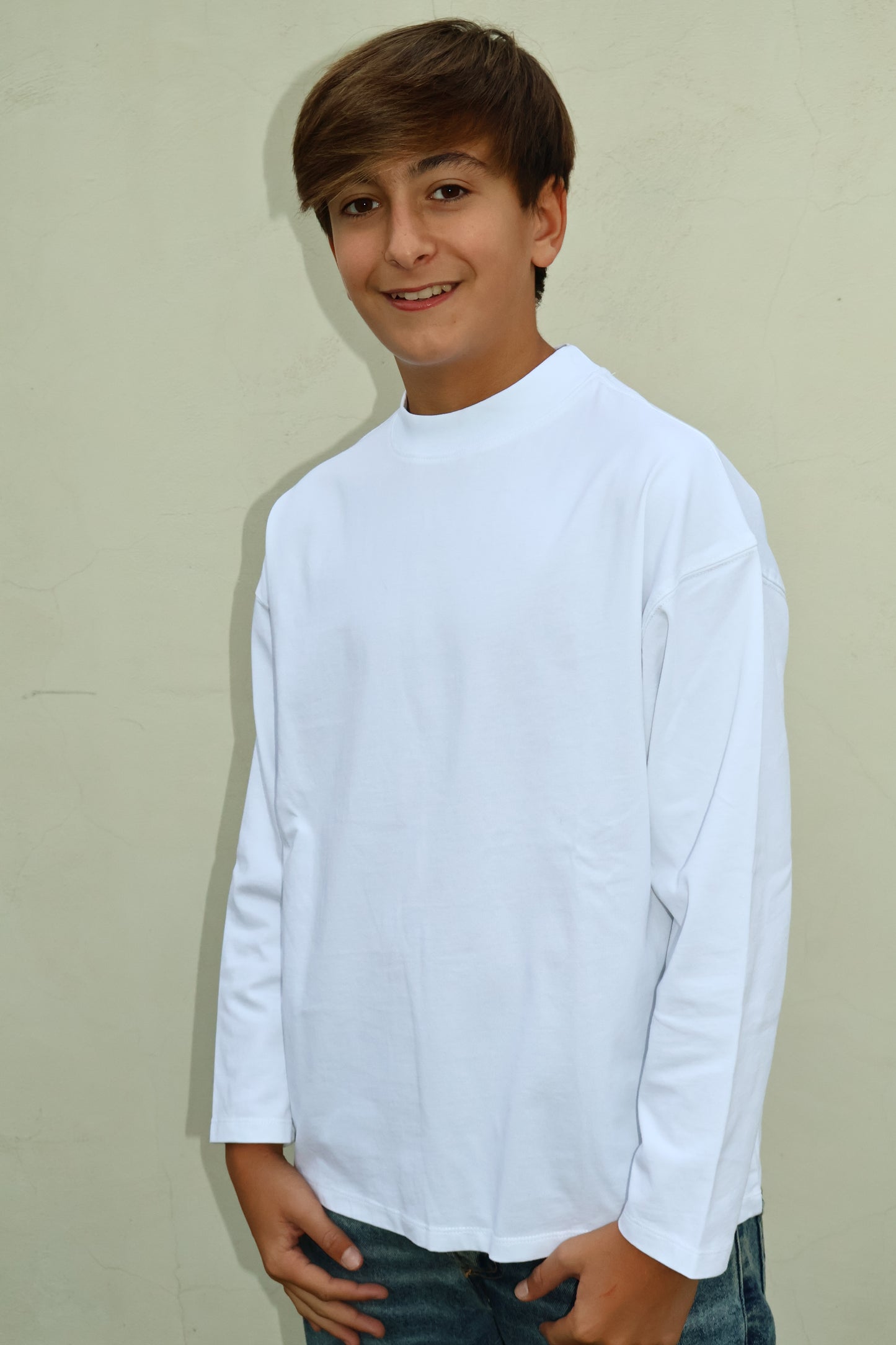 LONGSLEEVE 606046G BIANCO