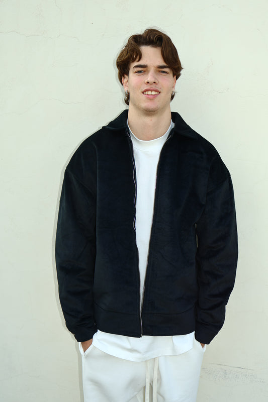 JACKET VINTAGE ZIP 808030G NERO