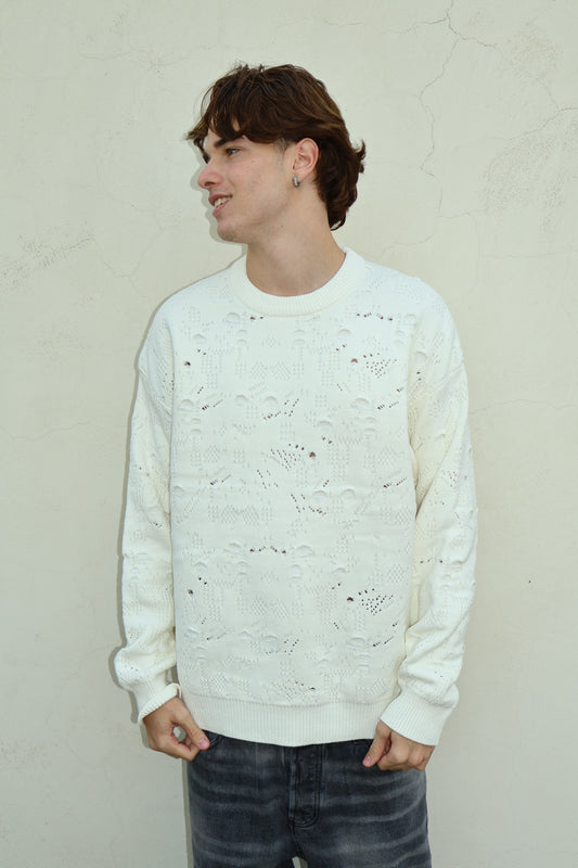 MAGLIA W86142 RICE WHITE