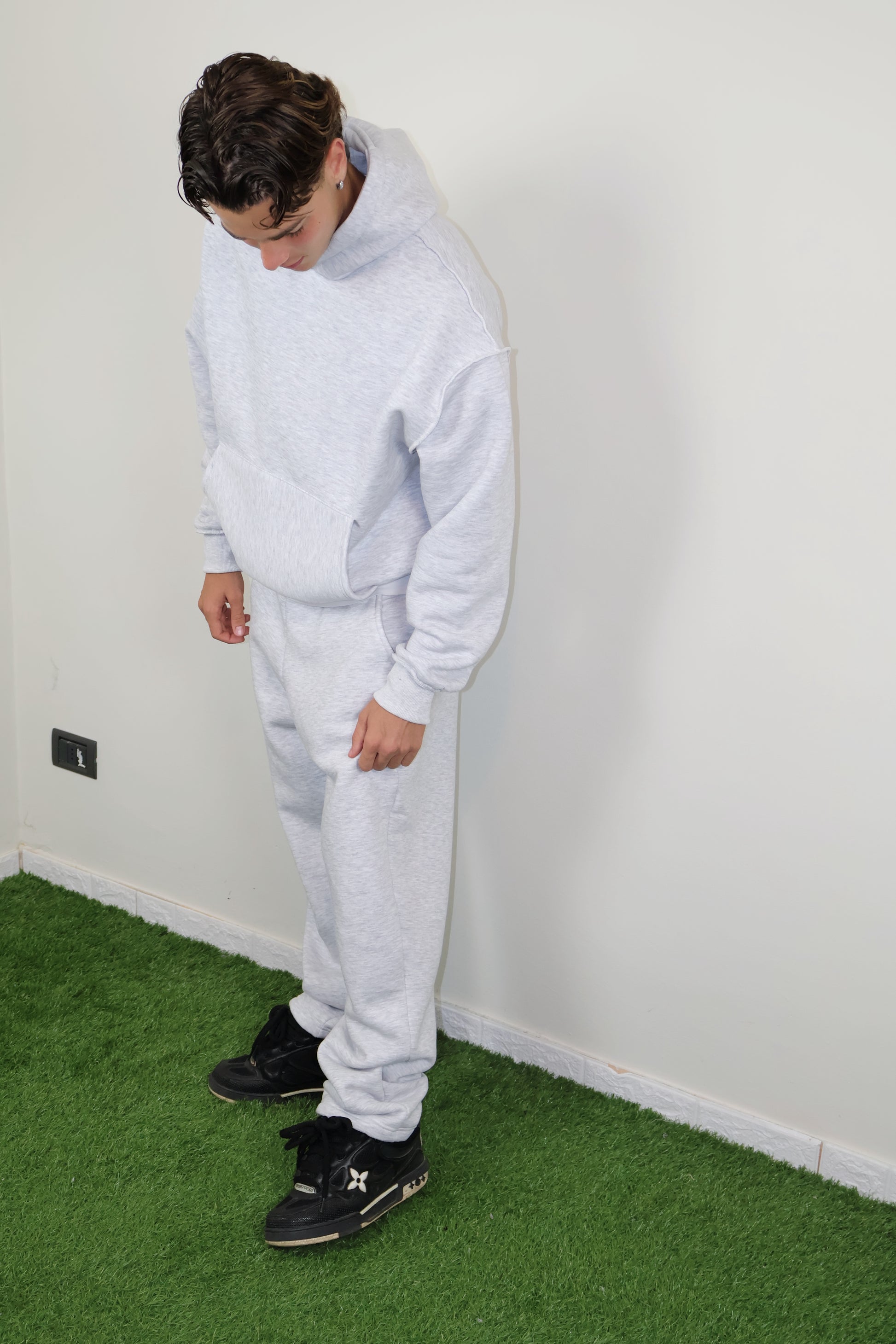 SWEATSUIT REVERSE GRIGIA - tocastore