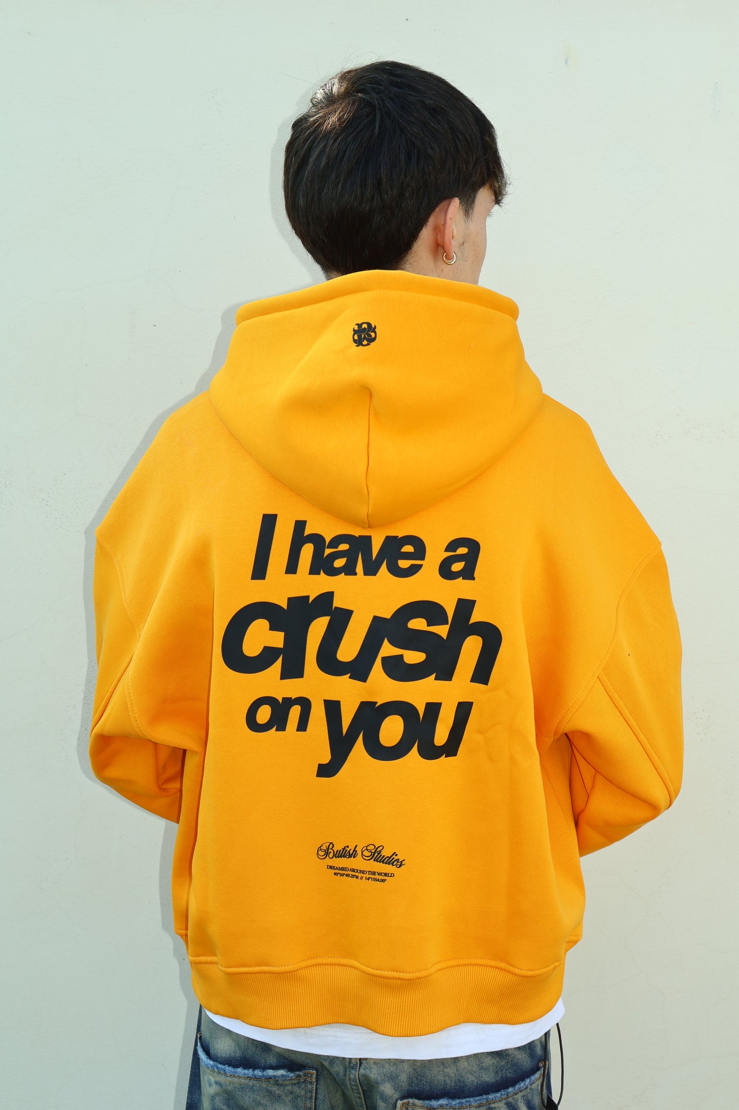 BUTISH HOODIE CRUSH ON U GIALLA