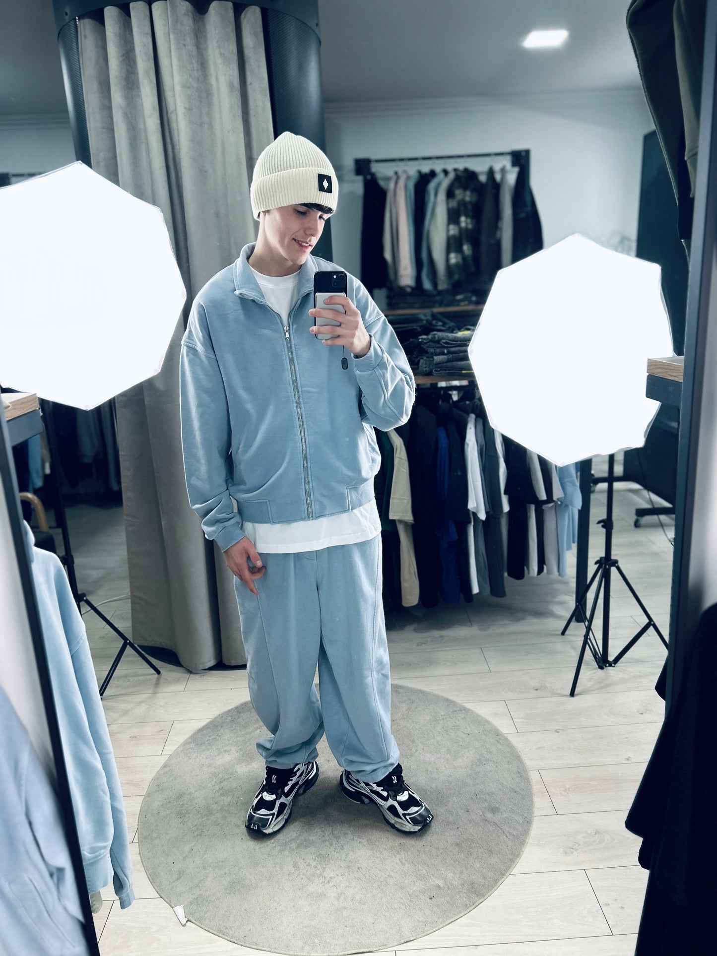 TRACKSUIT CELESTE WASHED LIMITED BALOON