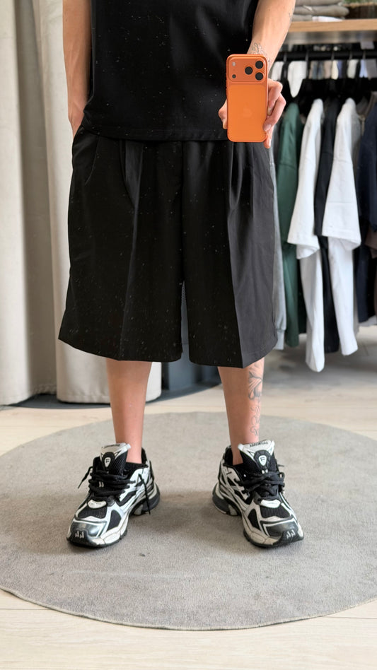 PANTALONE TAILORED CORTO NERO