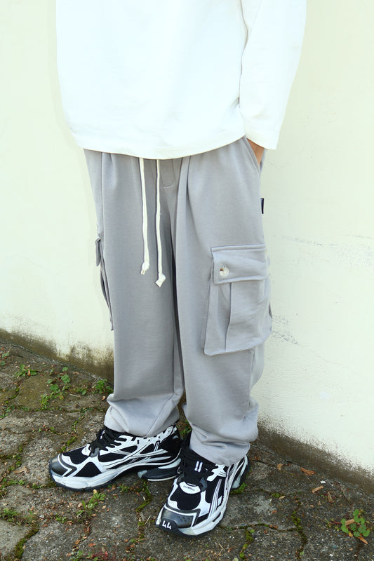 PANTALONE CARGO DU017303 GRIGIO CAMPUS