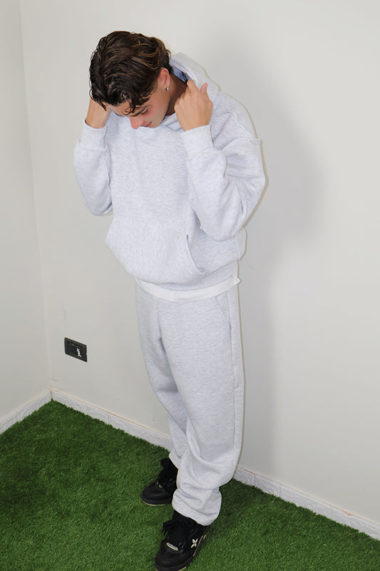 SWEATSUIT REVERSE GRIGIA - tocastore
