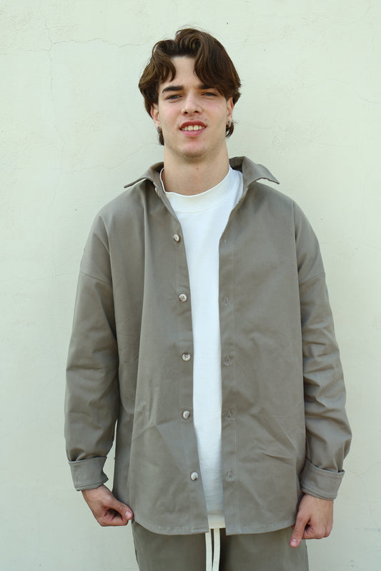 CAMICIONE DU018103 BEIGE SCURO