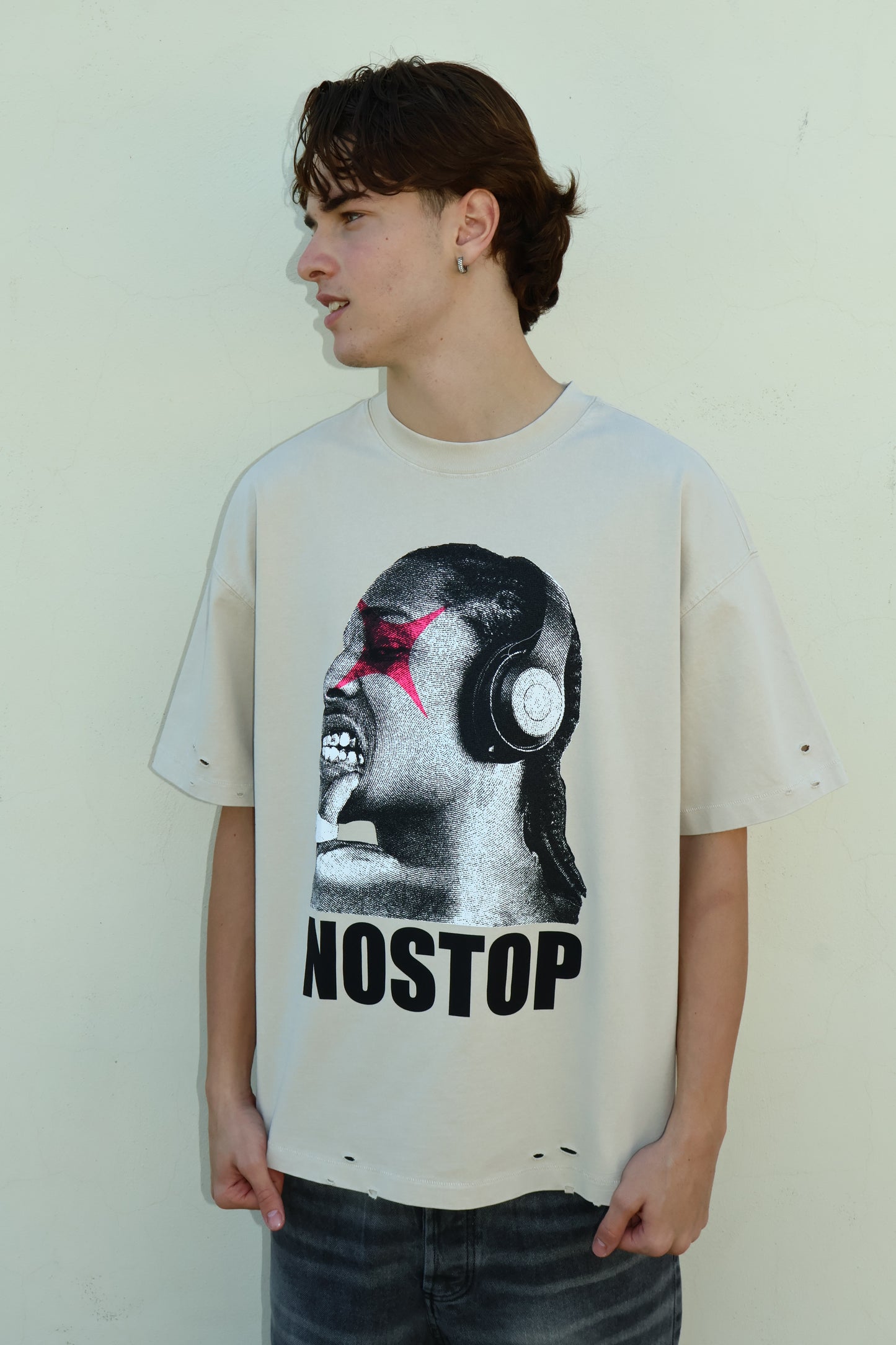 T-SHIRT NO STOP L815138-20 BEIGE