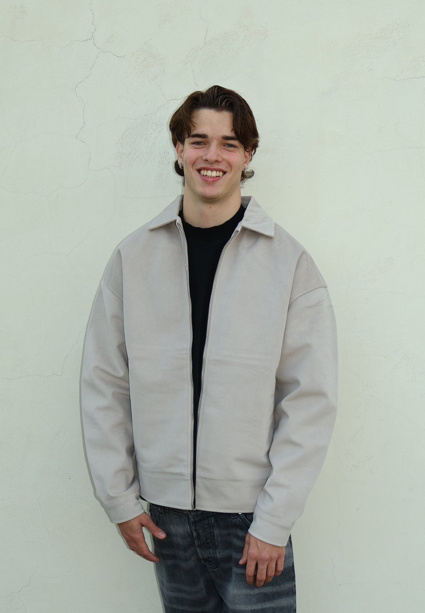 JACKET VINTAGE ZIP 808030G BEIGE