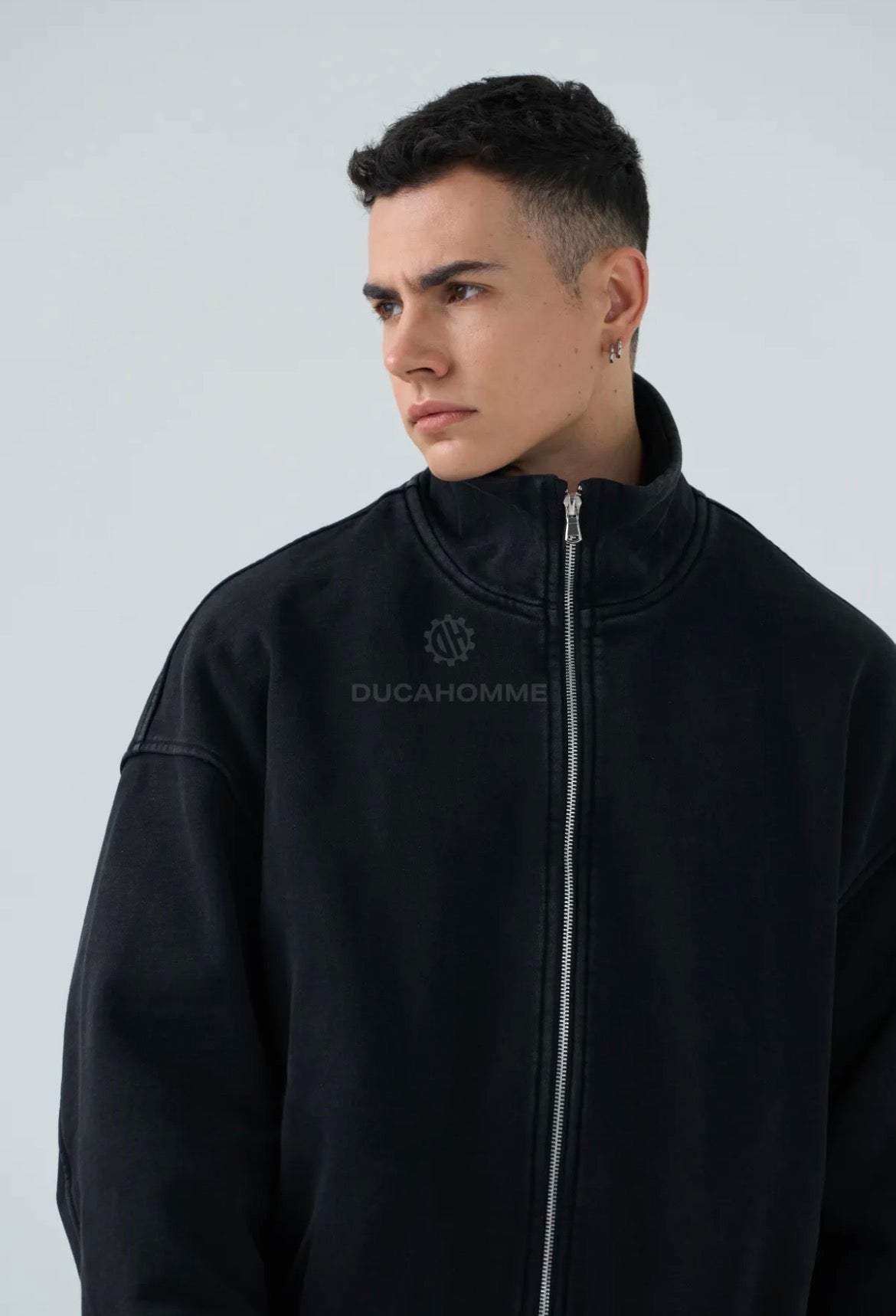 TRACKSUIT BLACK WASHED LIMITED BALOON