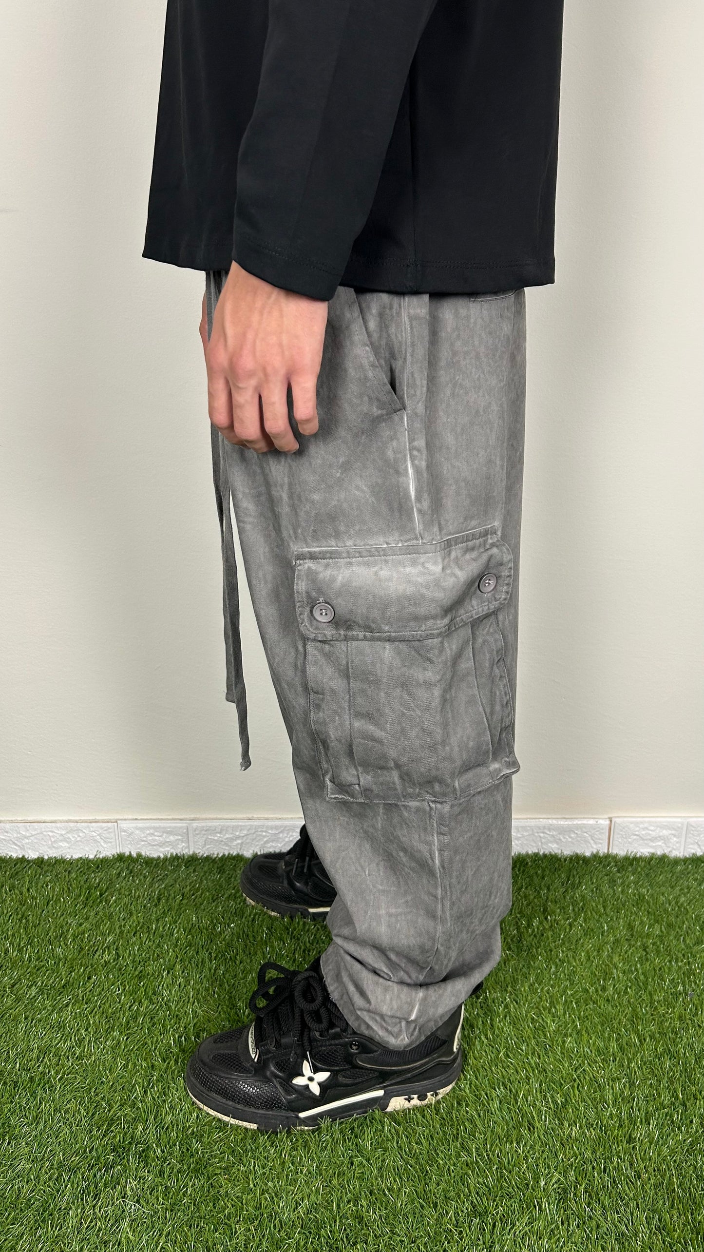 PANTALONE CARGO SARTORIALE SLAVATO - tocastore