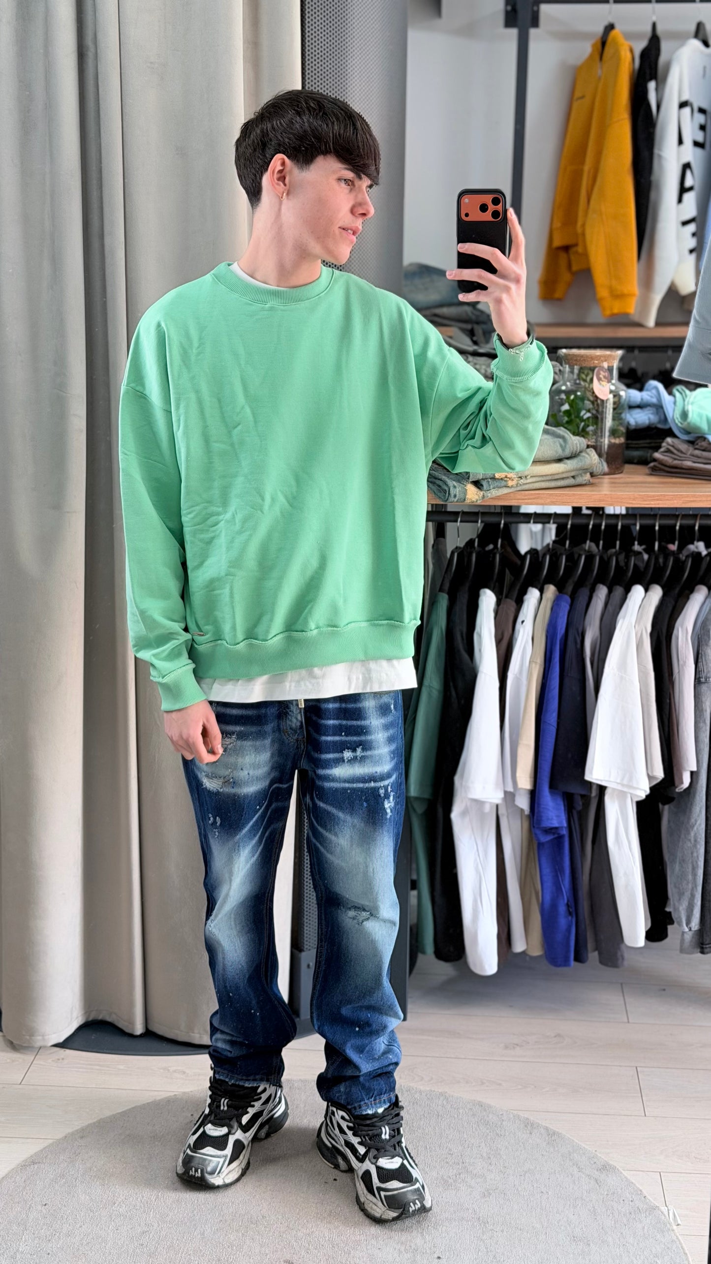 JEANS STRAIGHT - FIT KANVAS