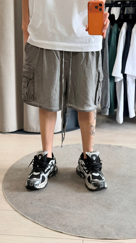 BERMUDA CARGO STONE WASHED GRIGIO